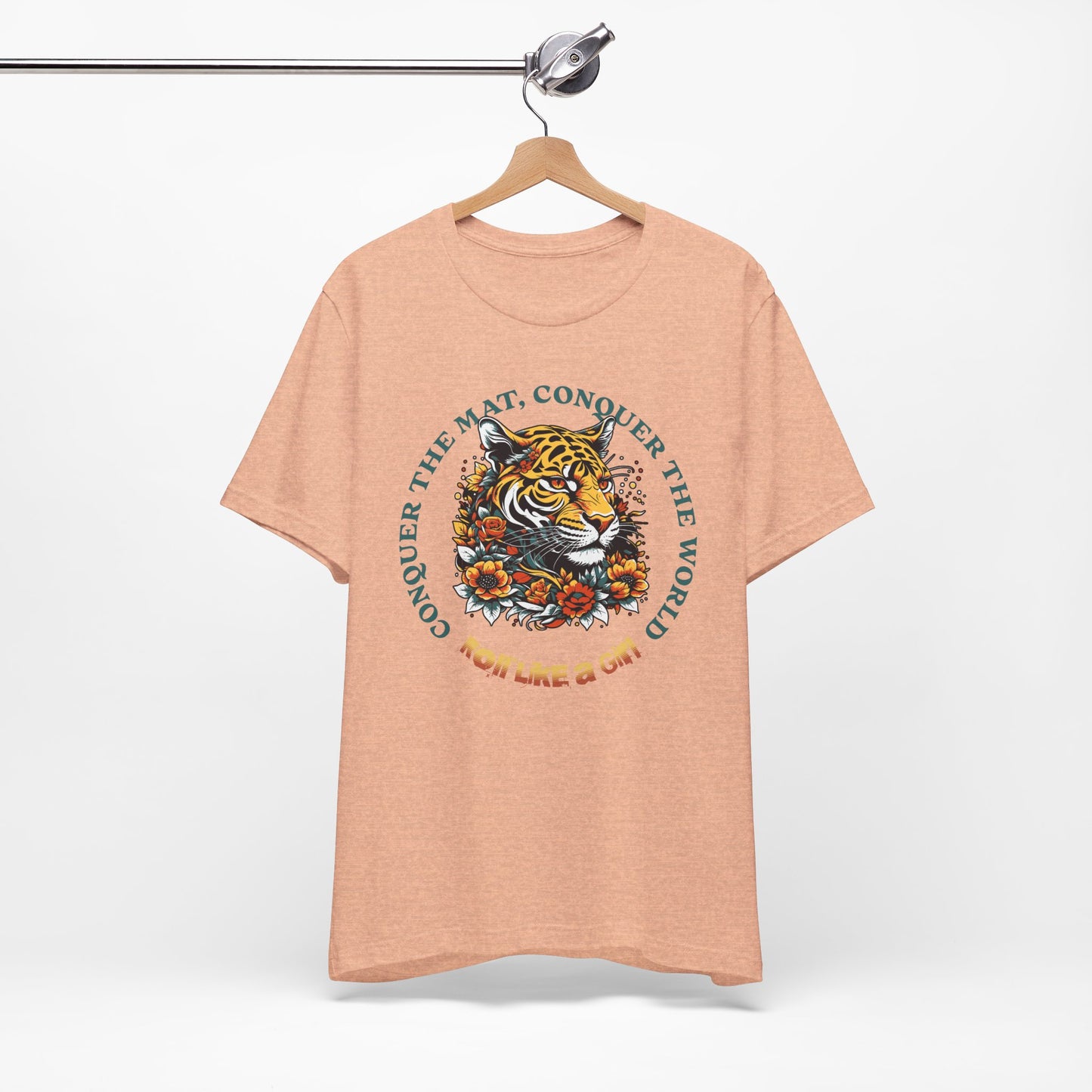 Womens BJJ Conquer to Mats Jiu Jitsu T-shirt