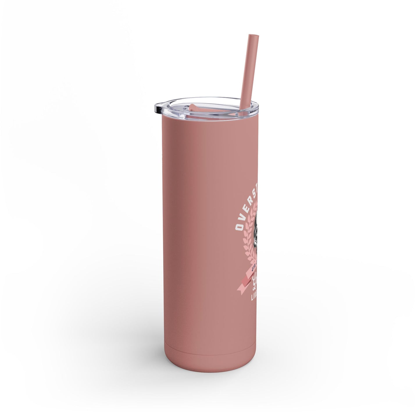 Grapple like a Girl 20oz Matte Tumbler - Overstimulated Jiu Jitsu Club