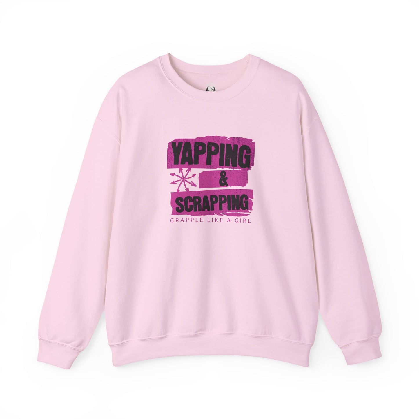 BJJ Women's Sweater Crewneck Sweater - Yapping & Scrapping