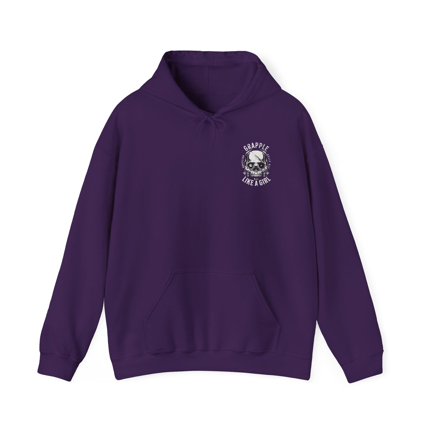 Women's BJJ Hoodie - Grapple Like a Girl, Jiu Jitsu Loading...