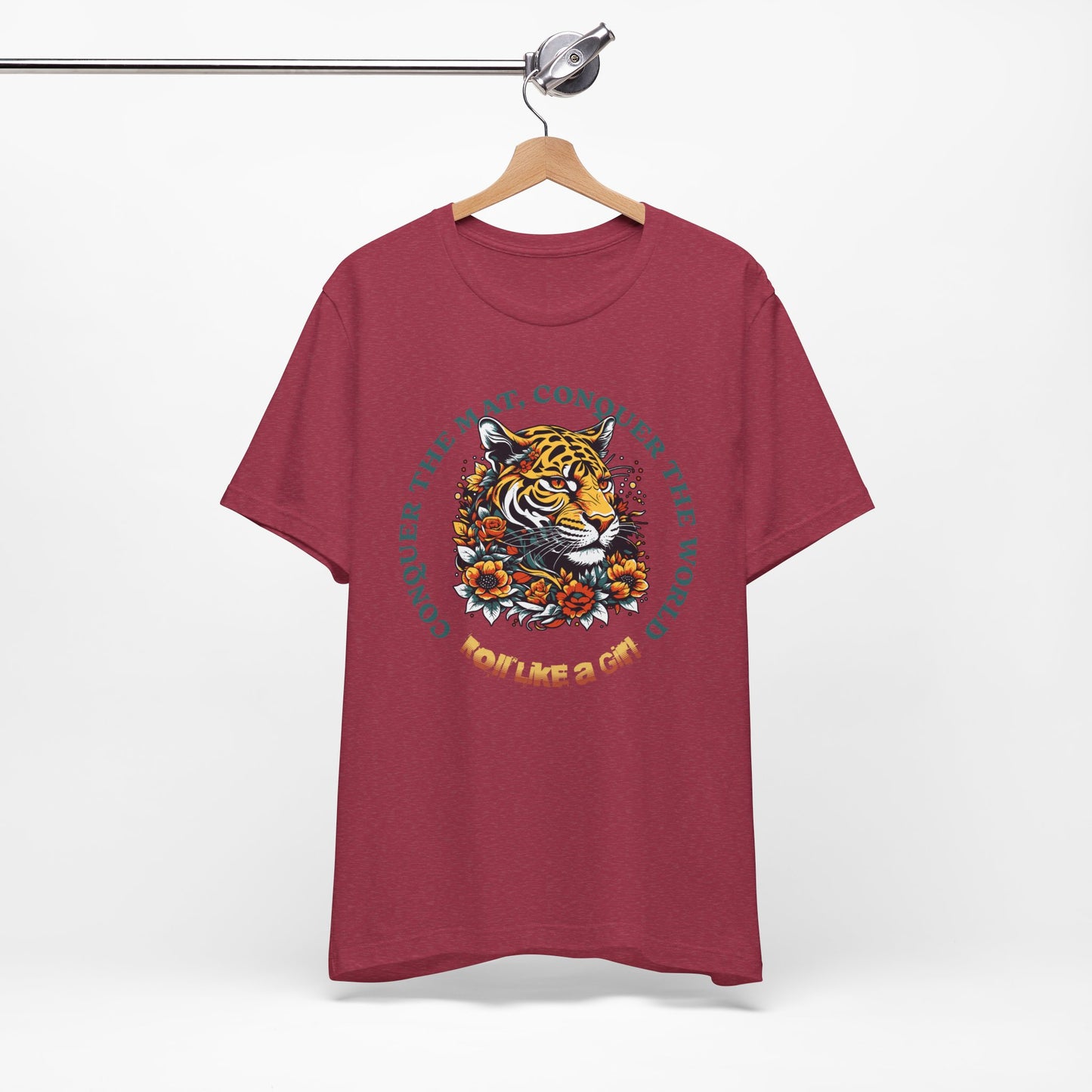 Womens BJJ Conquer to Mats Jiu Jitsu T-shirt