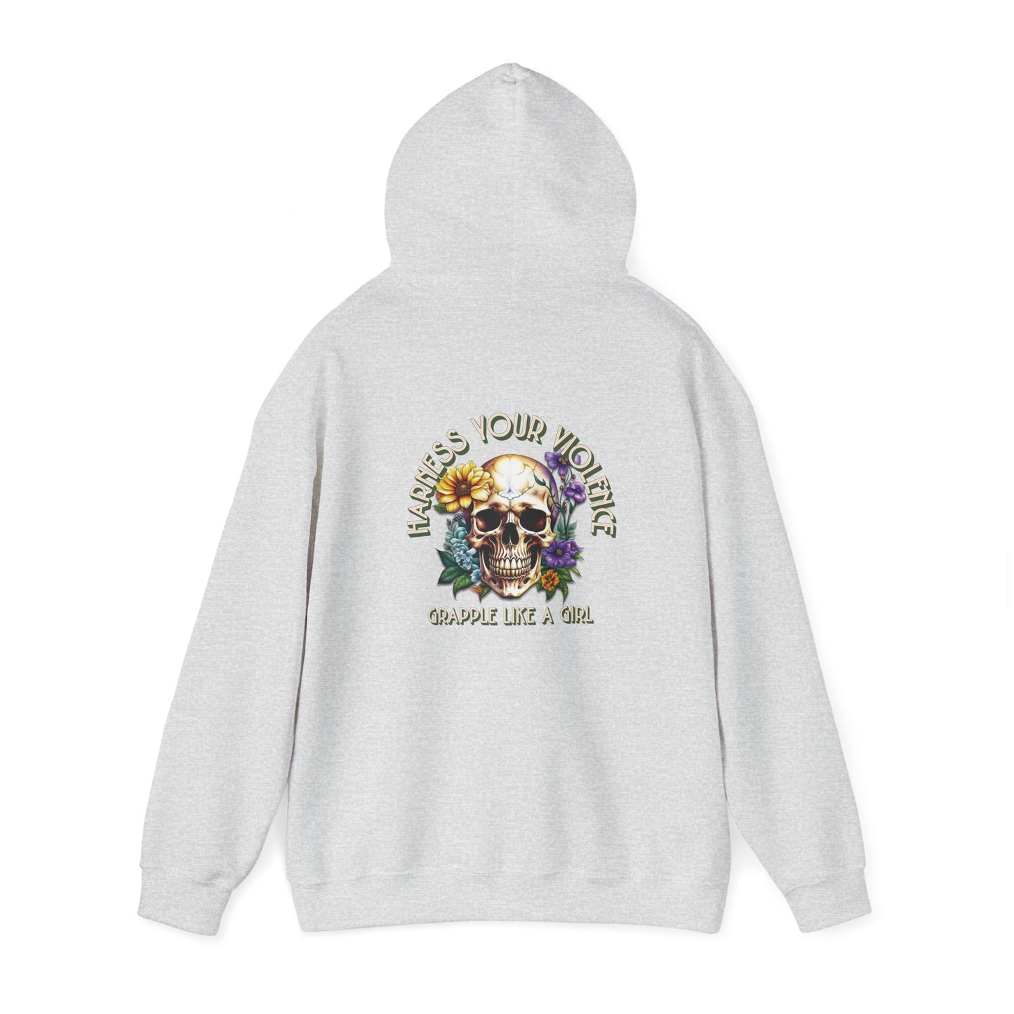 Grapple like a Girl BJJ Hoodie - Violent Little Thing/Harness Your Violence