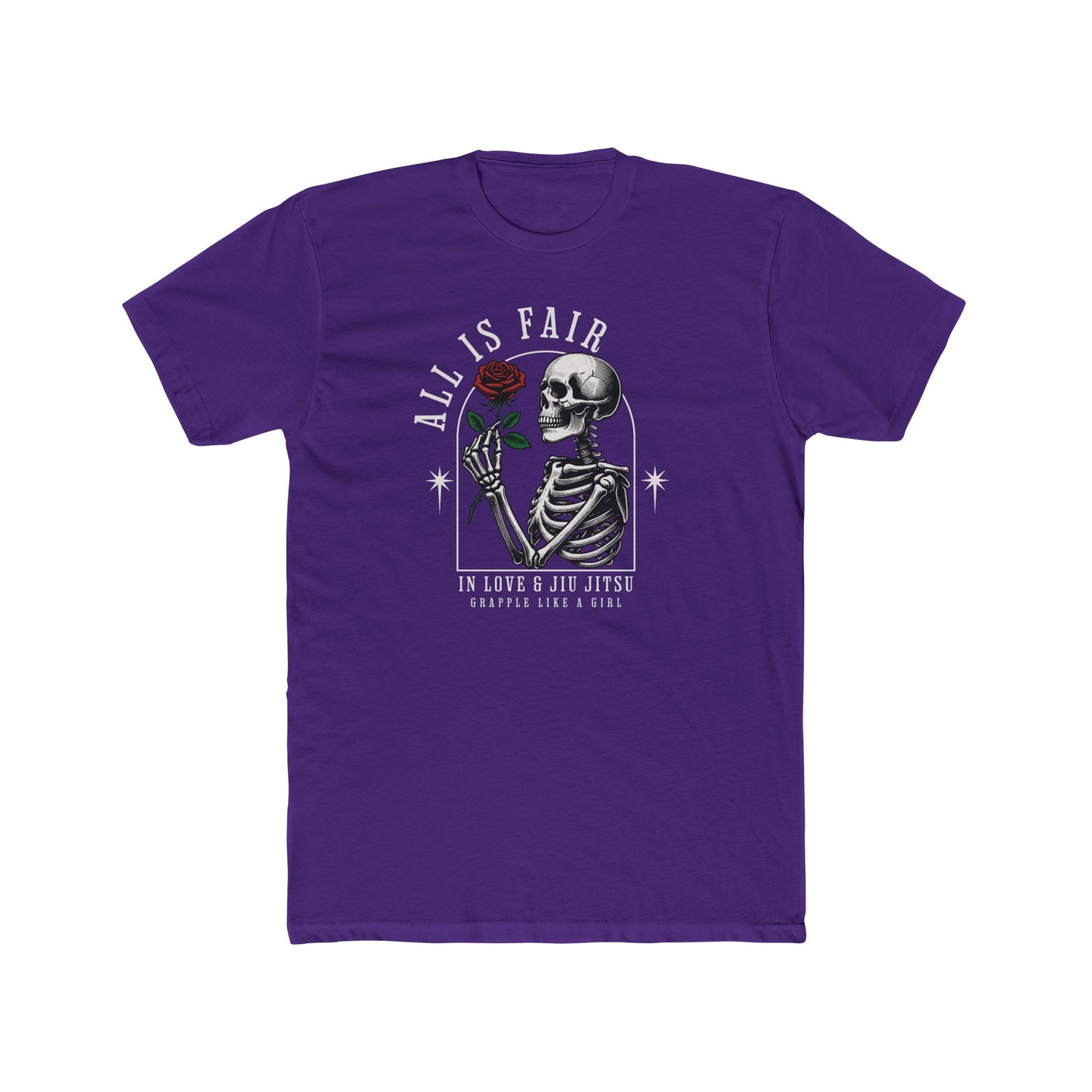 Grapple like a Girl BJJ T-Shirt - All is Fair in Love & Jiu Jitsu