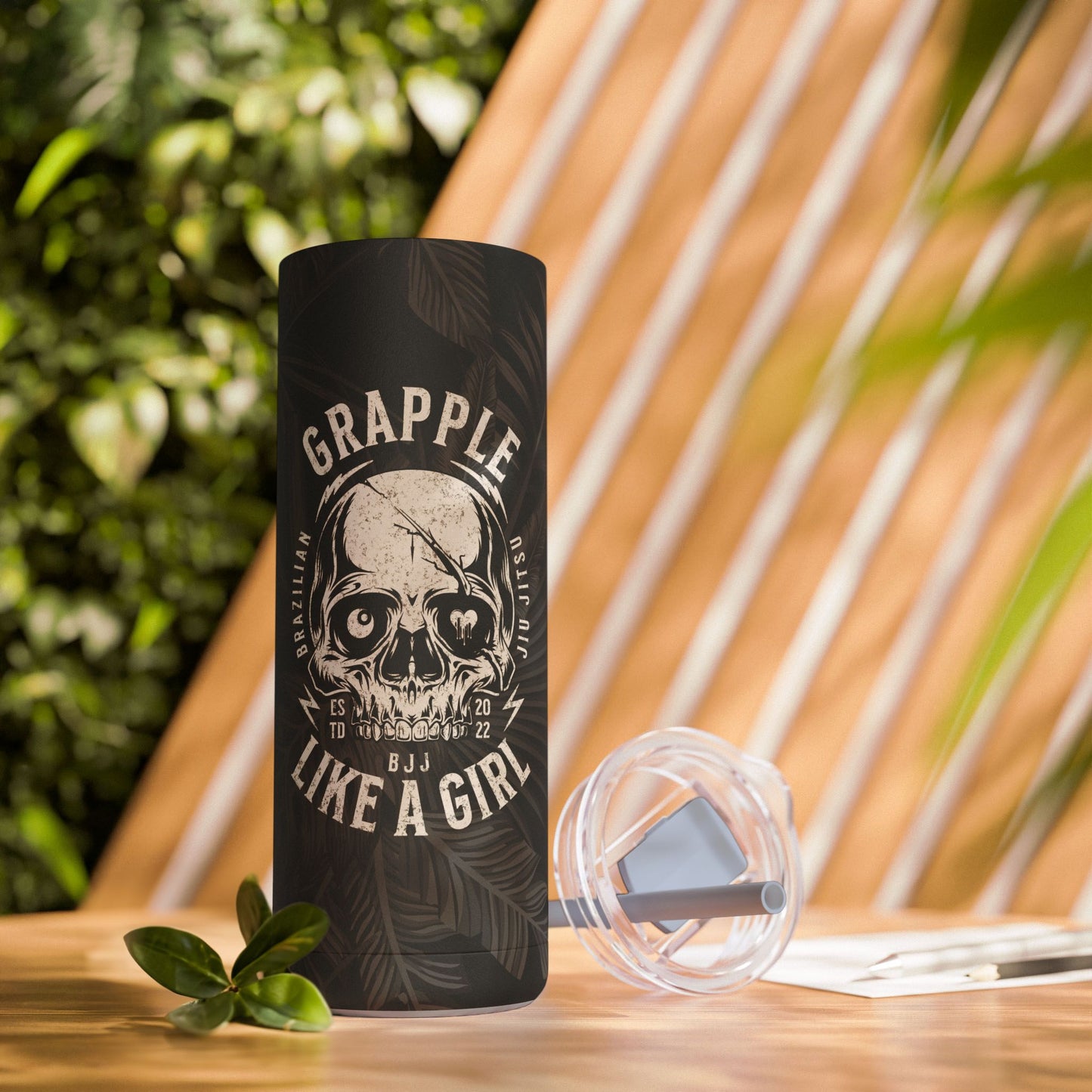 Grapple Like A Girl Matte Tumbler - 20oz