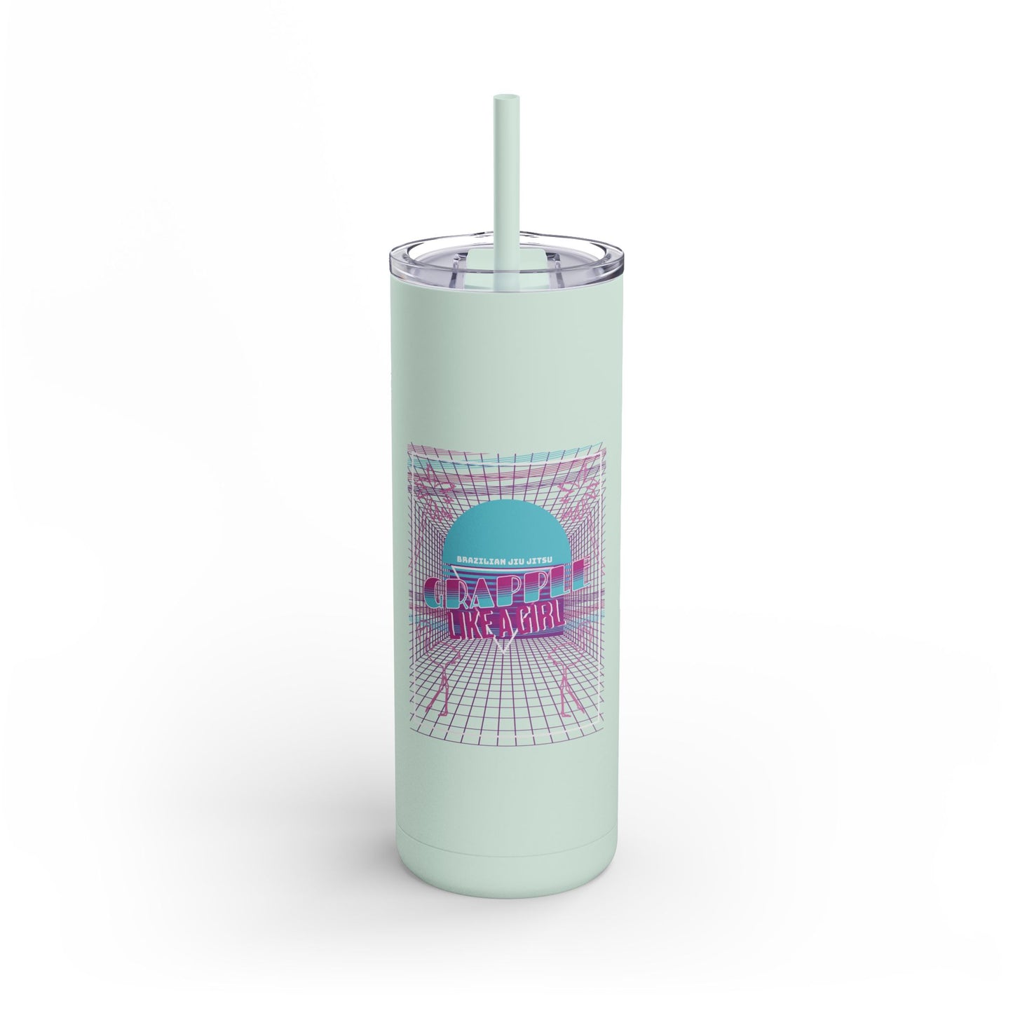 Grapple like a Girl 20oz Matte Tumbler - Neon FL Inspired