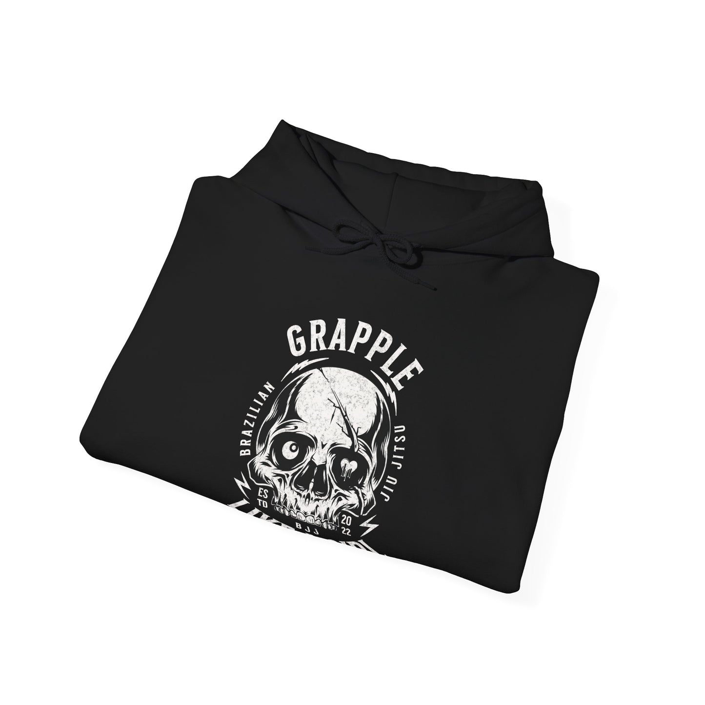 Women's Grapple like a Girl BJJ Hoodie - Skull Logo