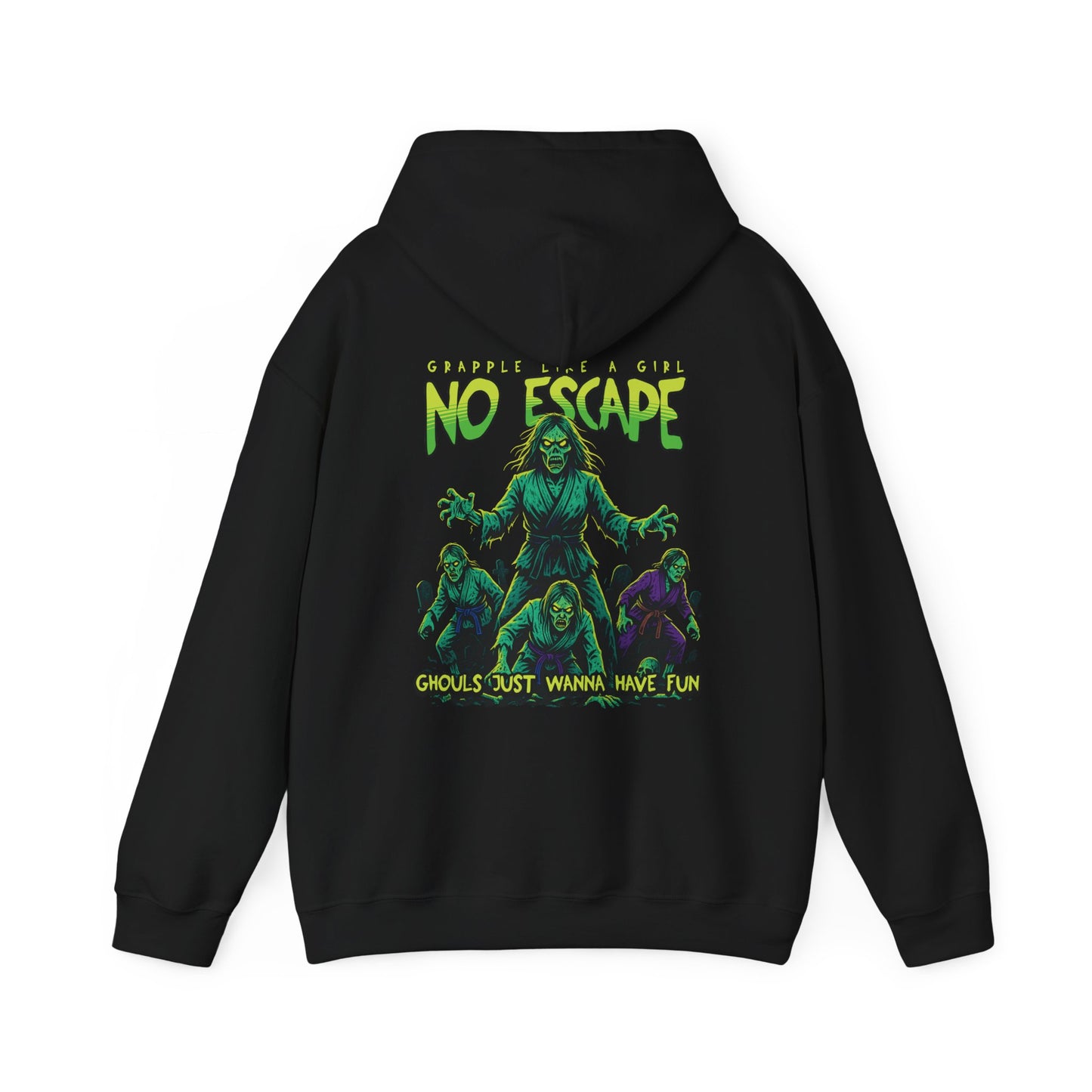 Women's BJJ Hoodie - Grapple Like a Girl, No Escape *Limited Edition*
