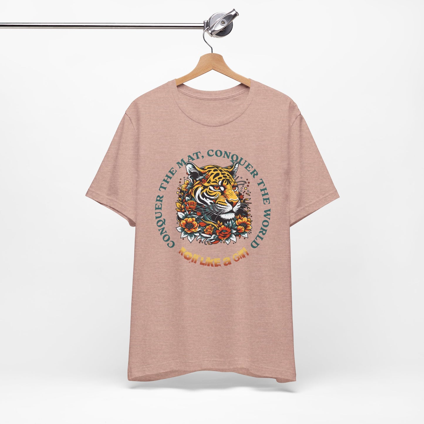 Womens BJJ Conquer to Mats Jiu Jitsu T-shirt