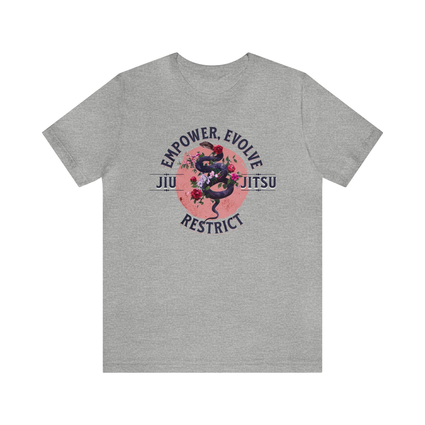 Women's Brazilian Jiu Jitsu Empower, Evolve & Restrict BJJ T-Shirt