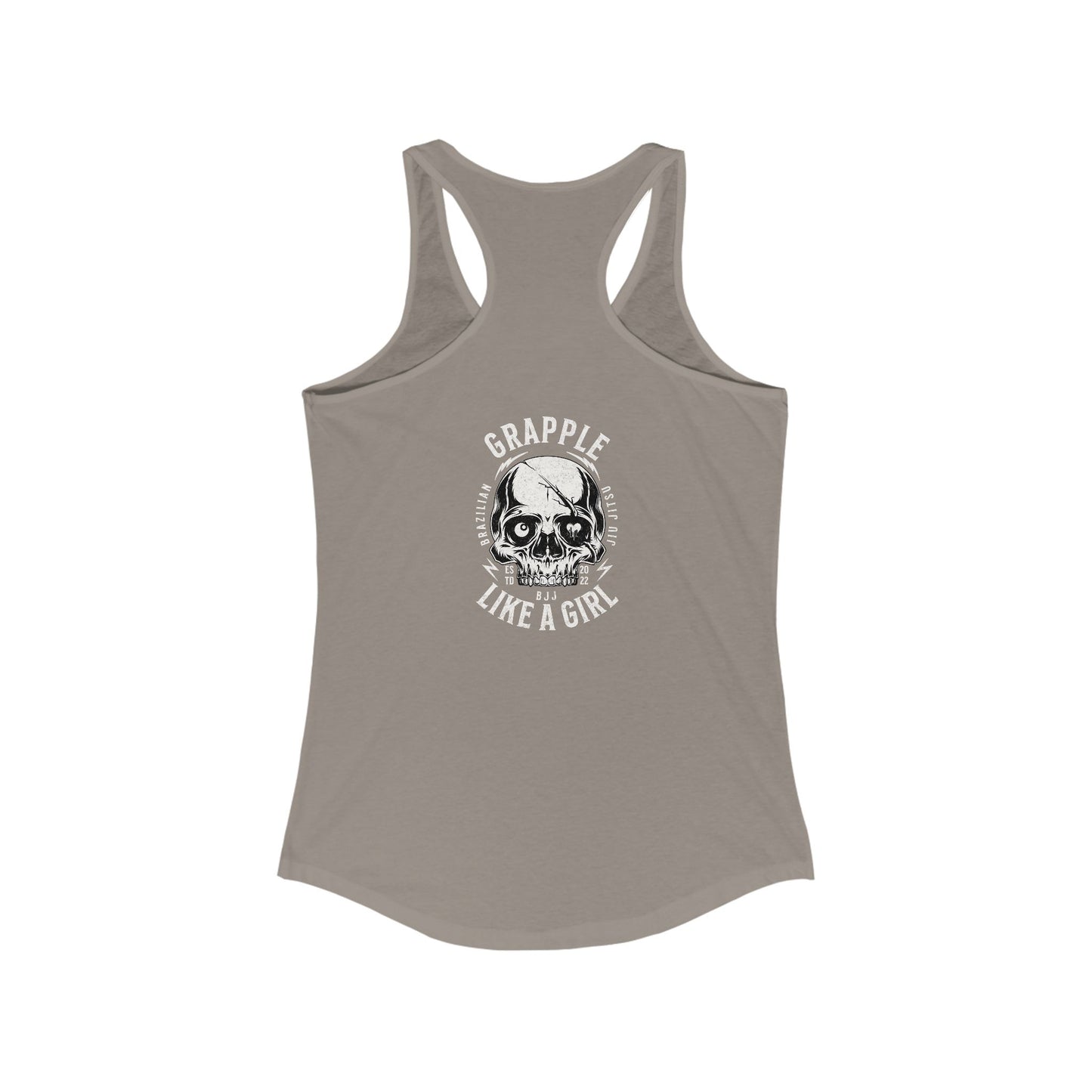 Women's Grapple like a Girl Racerback Tank - Violent little thing.