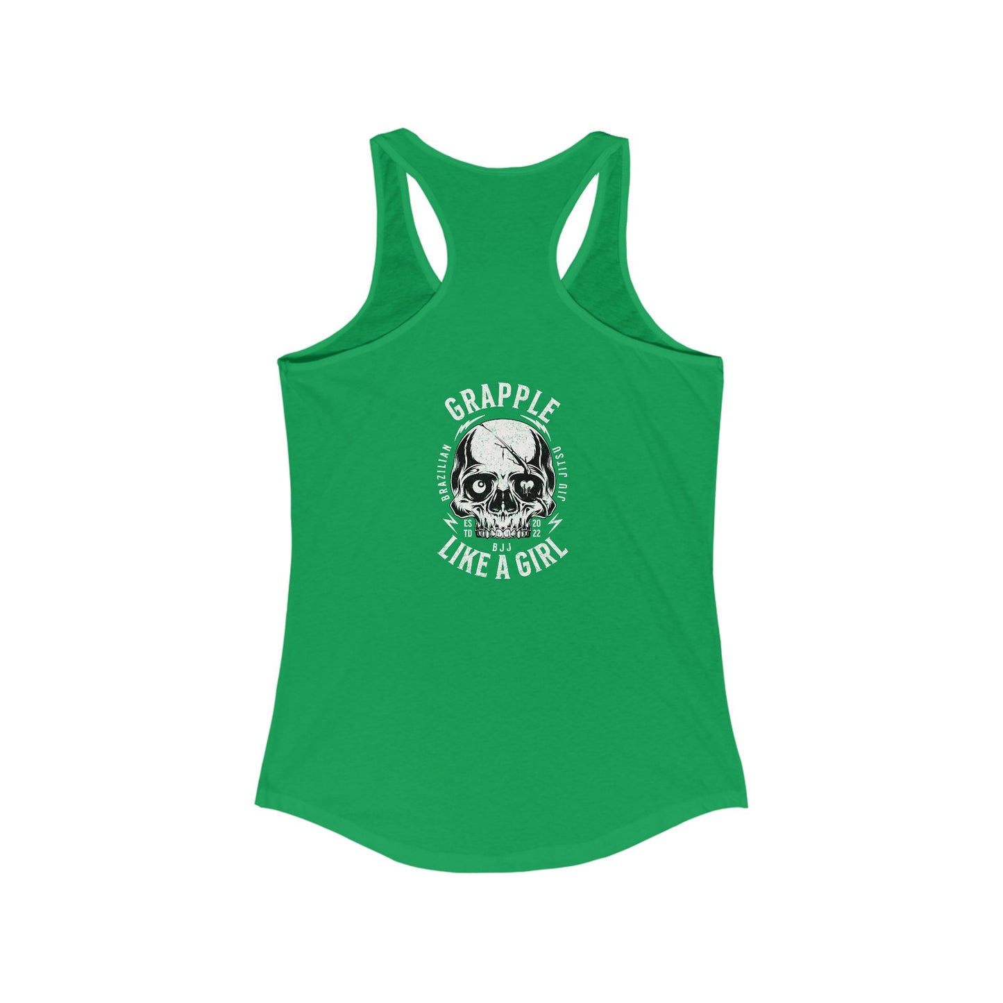 Women's Grapple like a Girl Racerback Tank - Violent little thing.