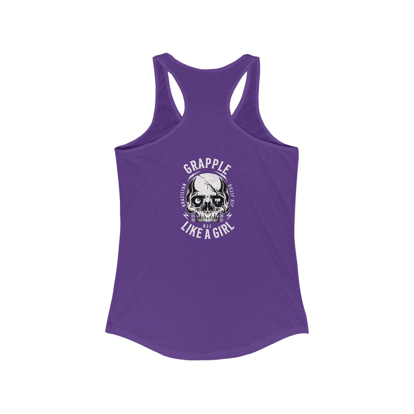 Women's Grapple like a Girl Racerback Tank - Violent little thing.