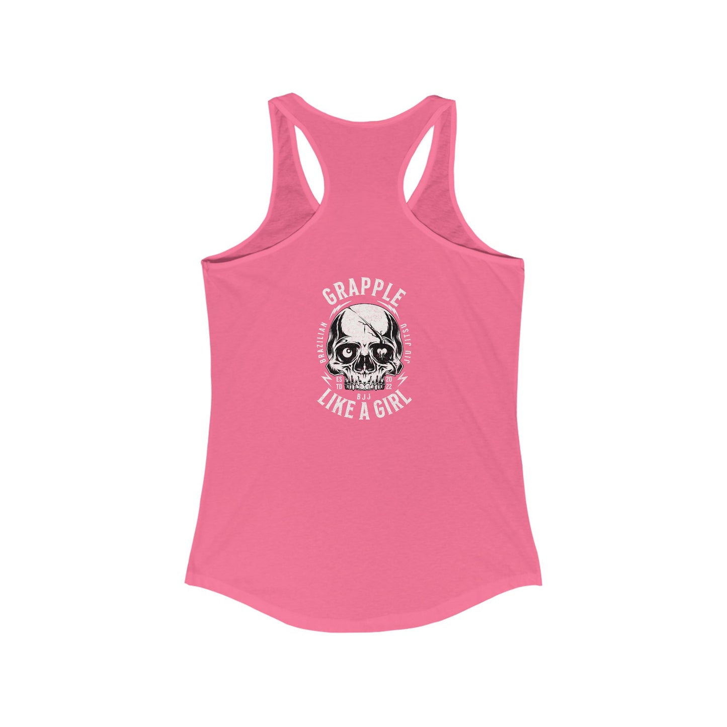 Women's Grapple like a Girl Racerback Tank - Violent little thing.