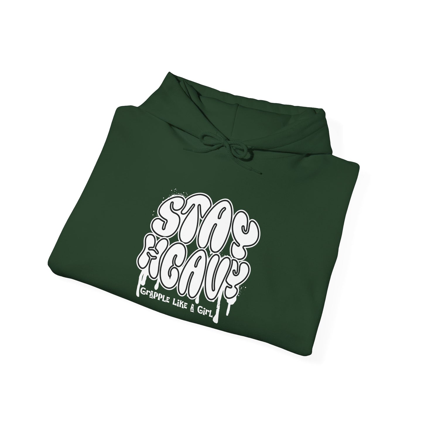 Grapple like a Girl BJJ Hoodie - Stay Heavy