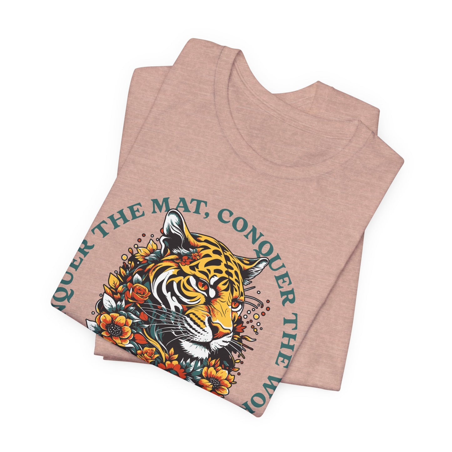 Womens BJJ Conquer to Mats Jiu Jitsu T-shirt