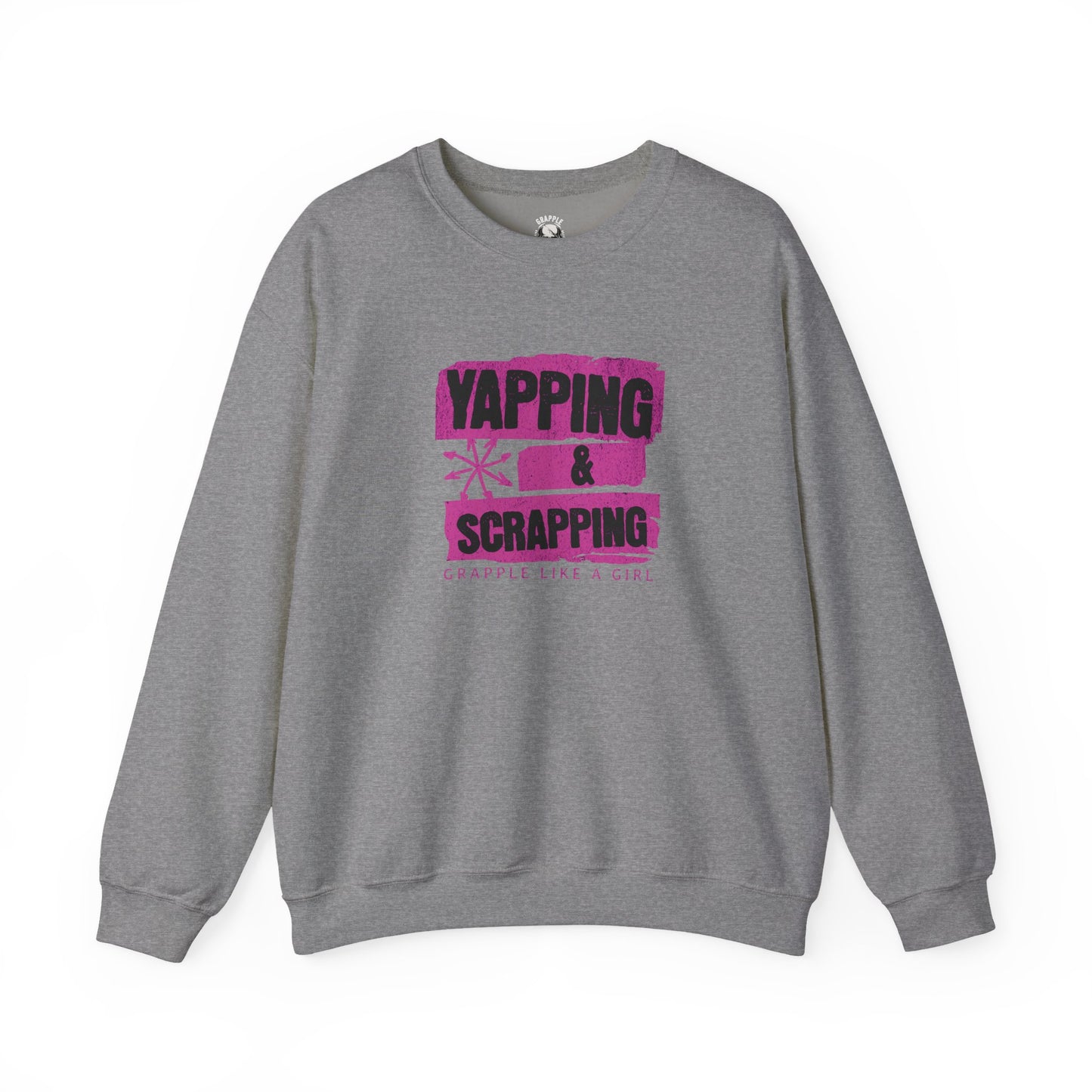 BJJ Women's Sweater Crewneck Sweater - Yapping & Scrapping