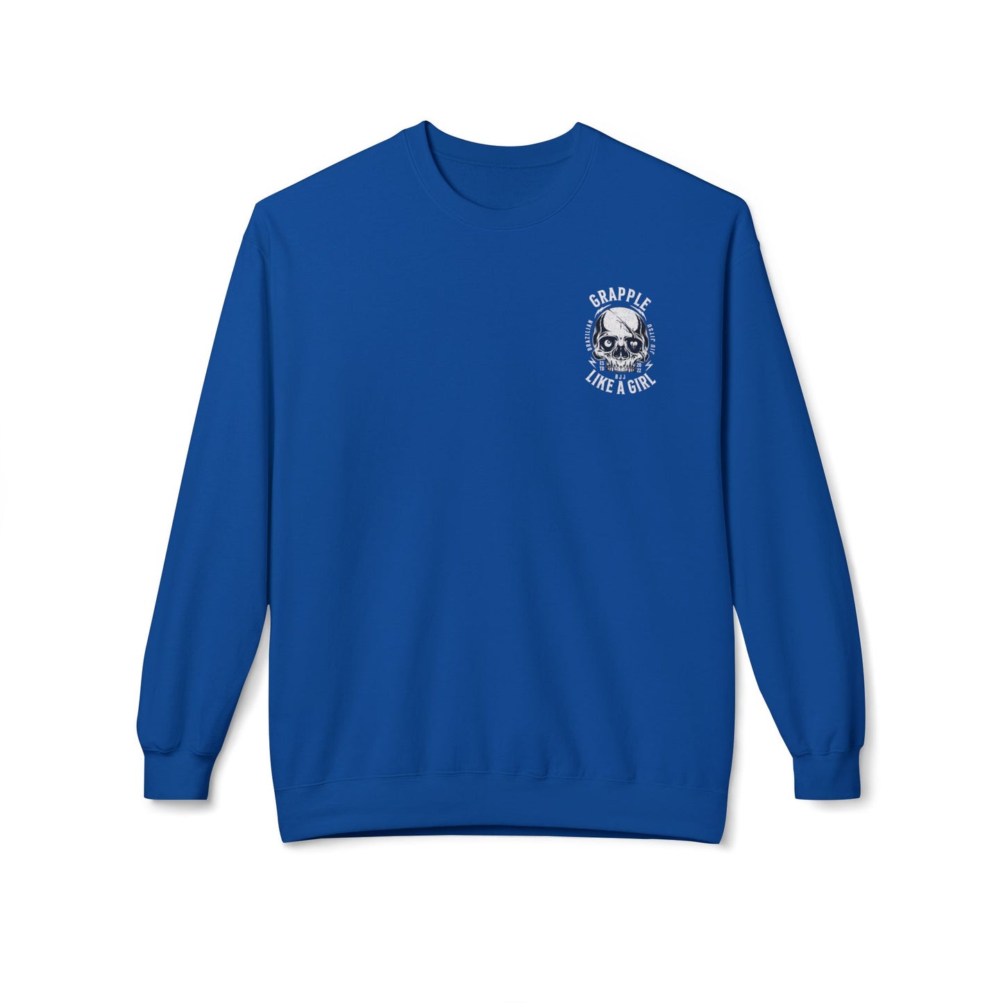 Grapple like a Girl Crewneck Sweatshirt - Boys Can Do It