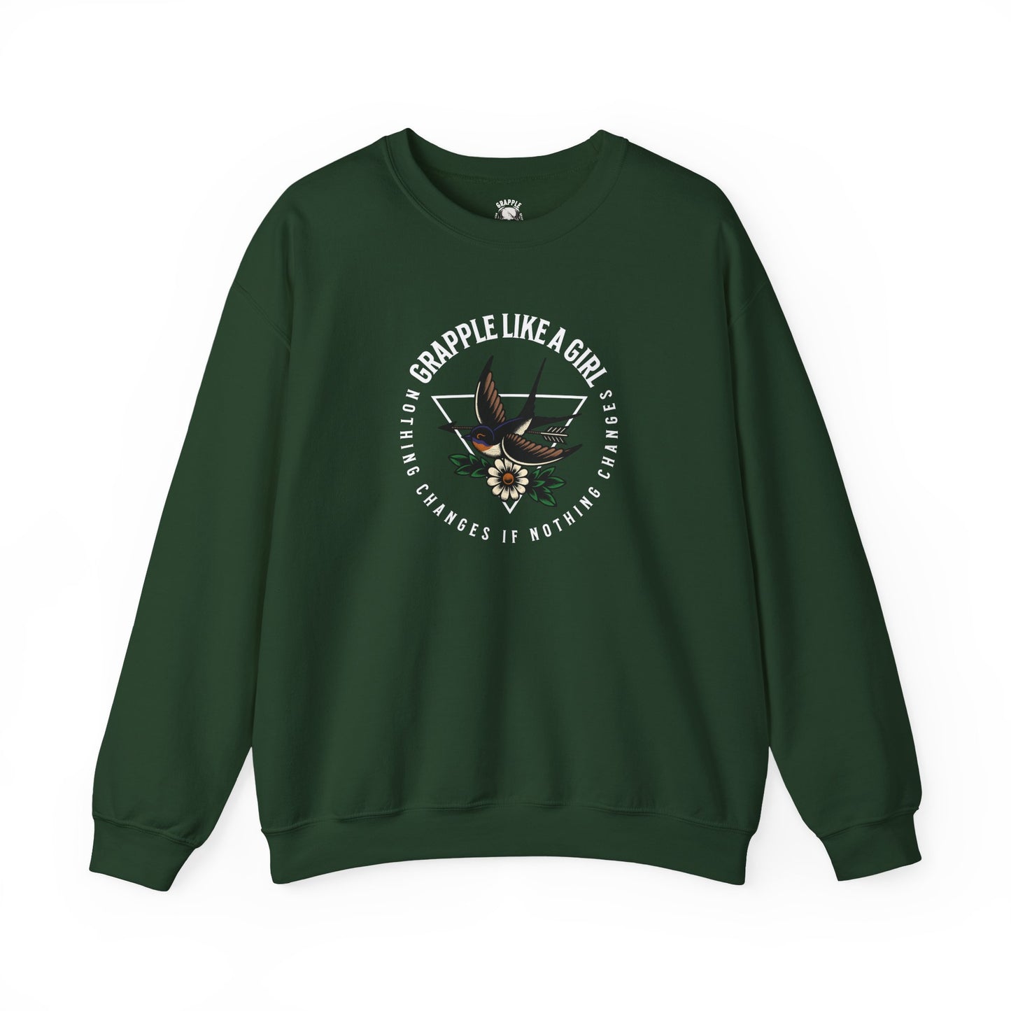BJJ Women's Sweater Crewneck Sweater - Nothing Changes if Nothing Changes