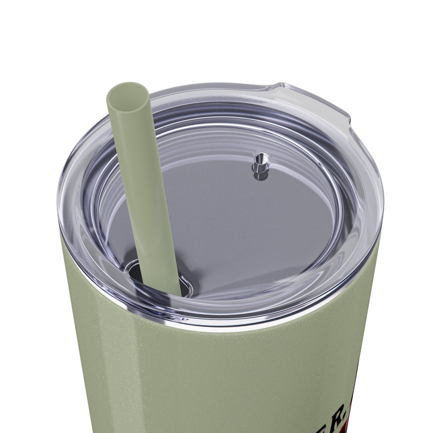 Ladies BJJ Empower, Evolve, Restrict Skinny BJJ Gift Tumbler with Straw, 20oz