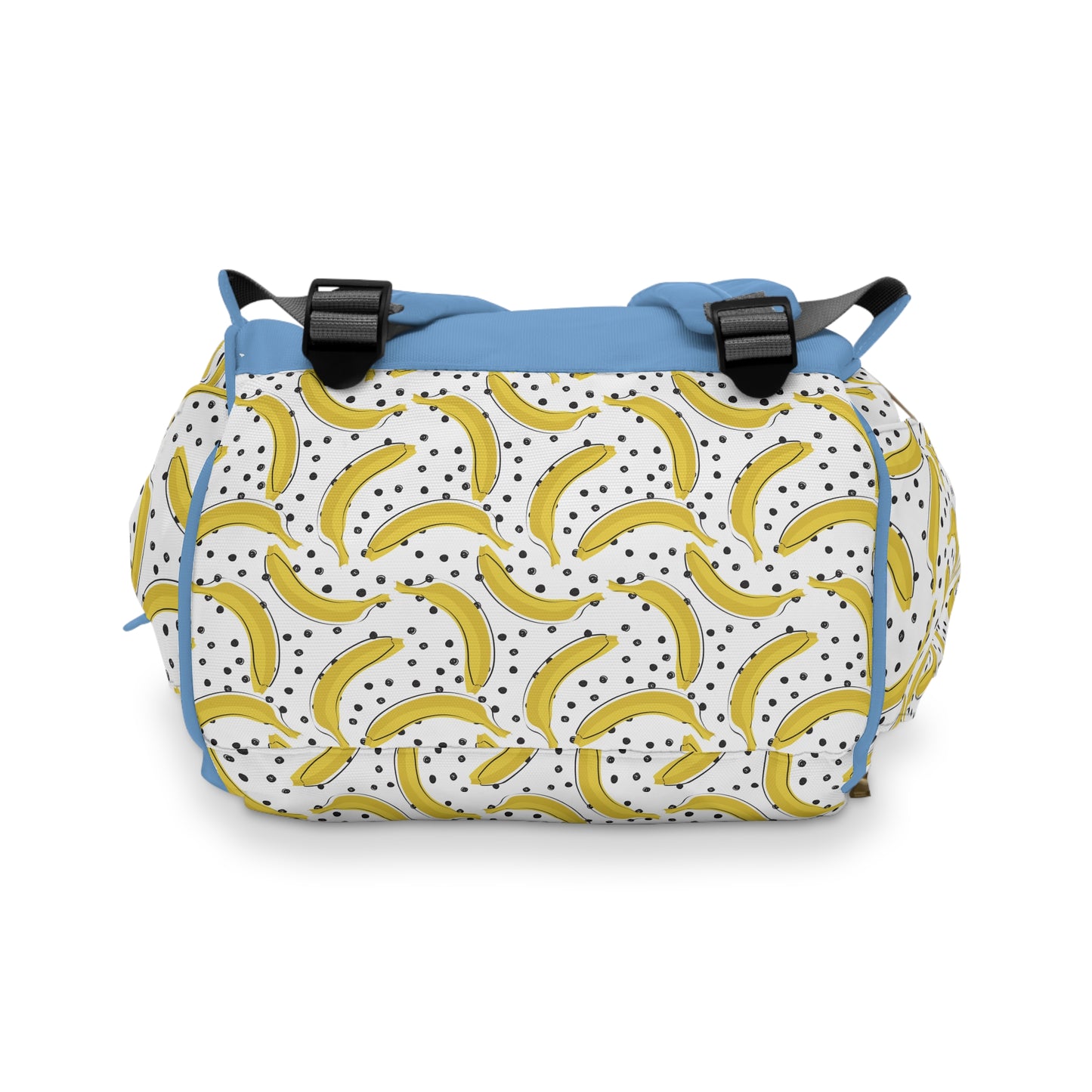 Women's Grapple like a Girl Jiu Jitsu Gear Backpack -Blue Banana Pattern