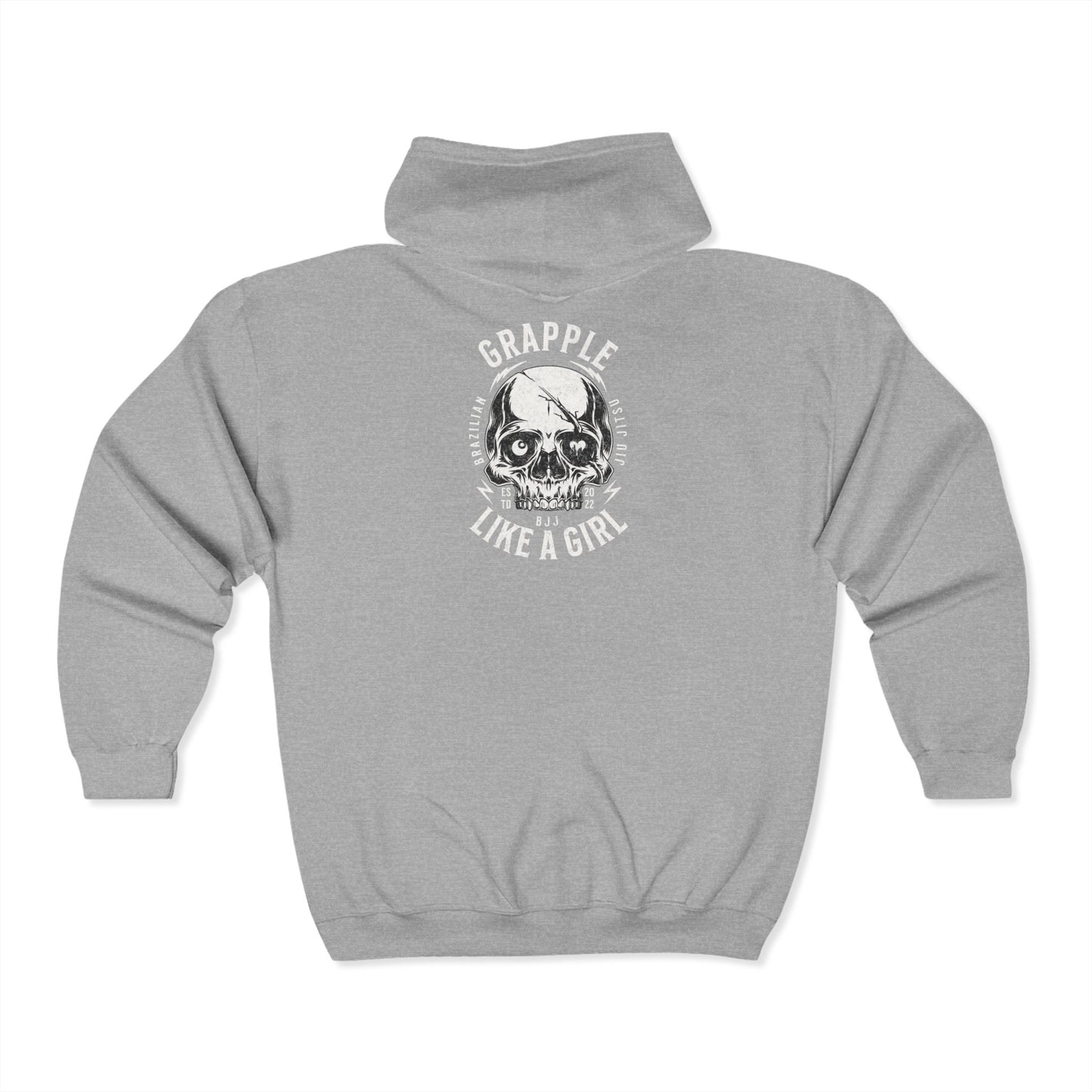 Grapple Like a Girl Zip-Up Hoodie