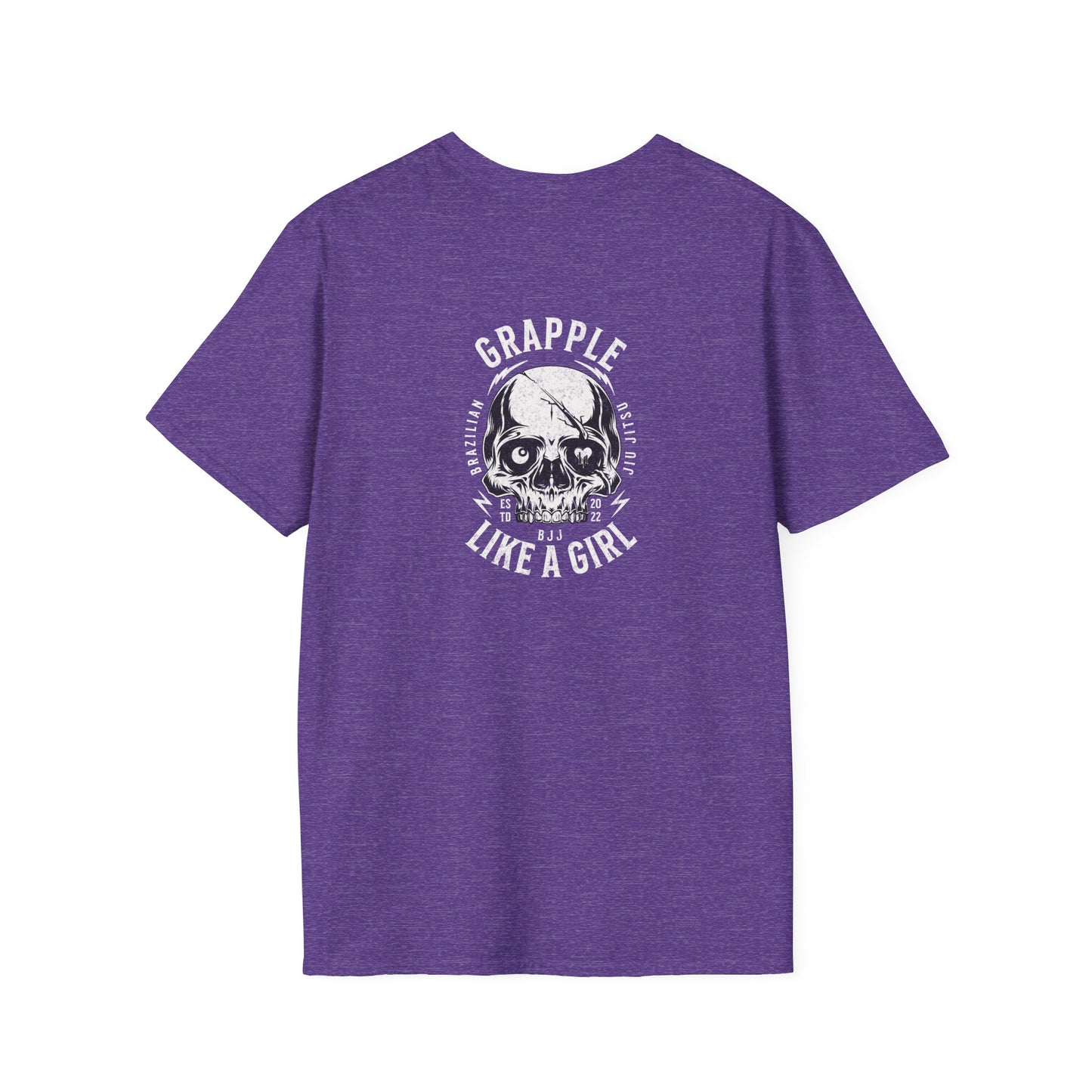 Grapple like a Girl T-Shirt - Violent Little Thing/Skull Logo