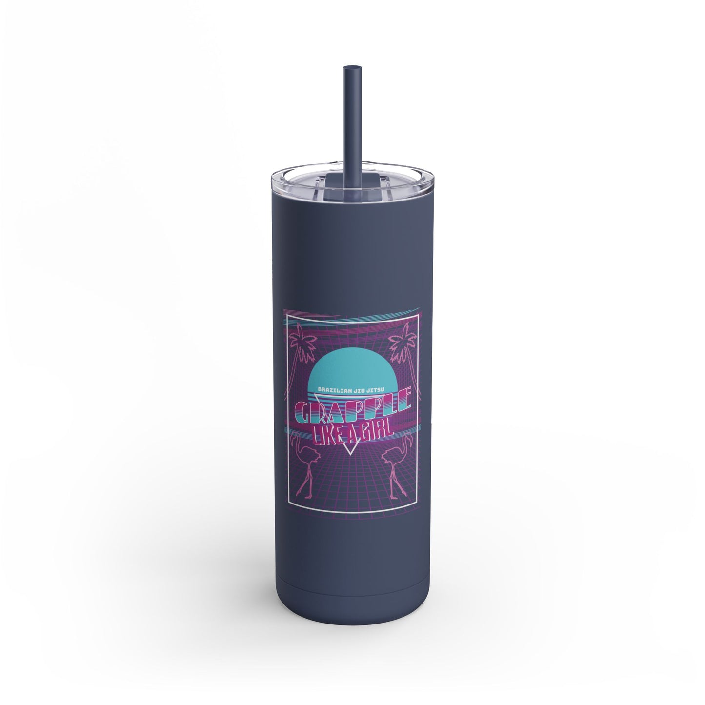 Grapple like a Girl 20oz Matte Tumbler - Neon FL Inspired