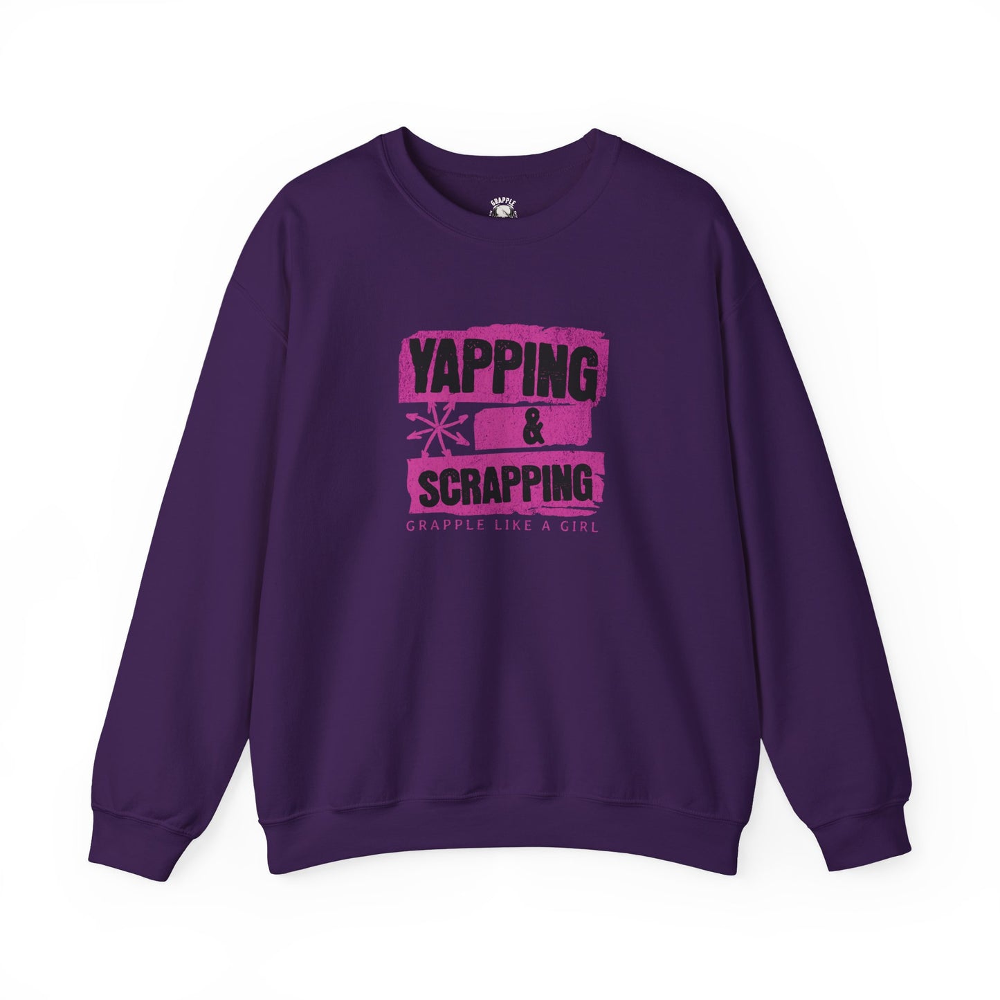 BJJ Women's Sweater Crewneck Sweater - Yapping & Scrapping