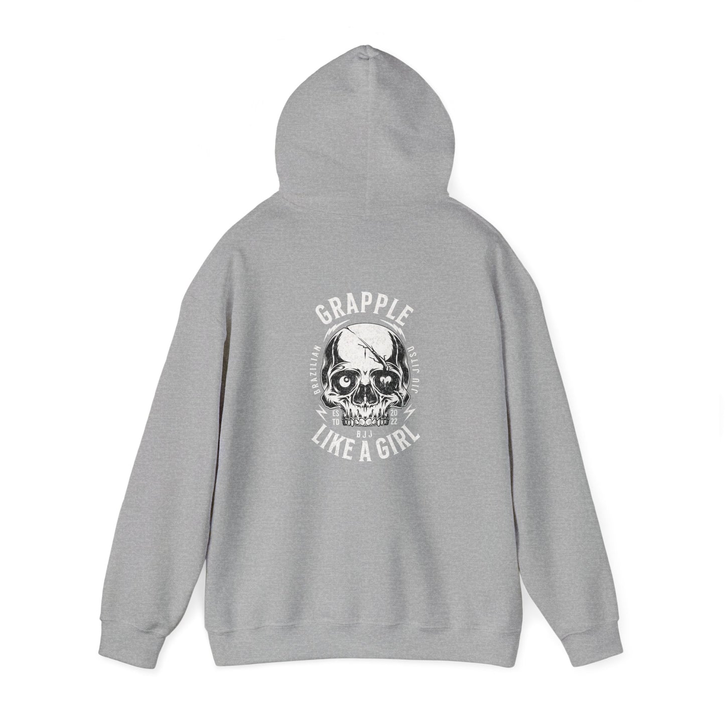 Grapple like a Girl BJJ Hoodie - Violent Little Thing/Skull Logo