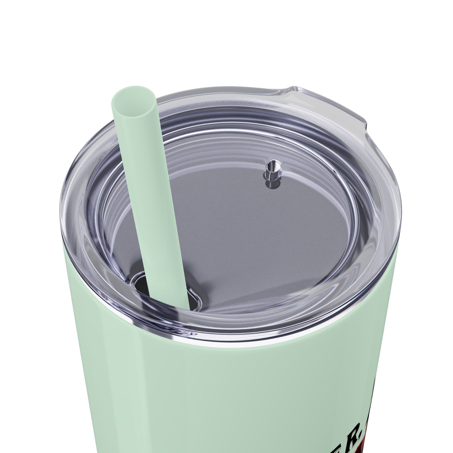 Ladies BJJ Empower, Evolve, Restrict Skinny BJJ Gift Tumbler with Straw, 20oz