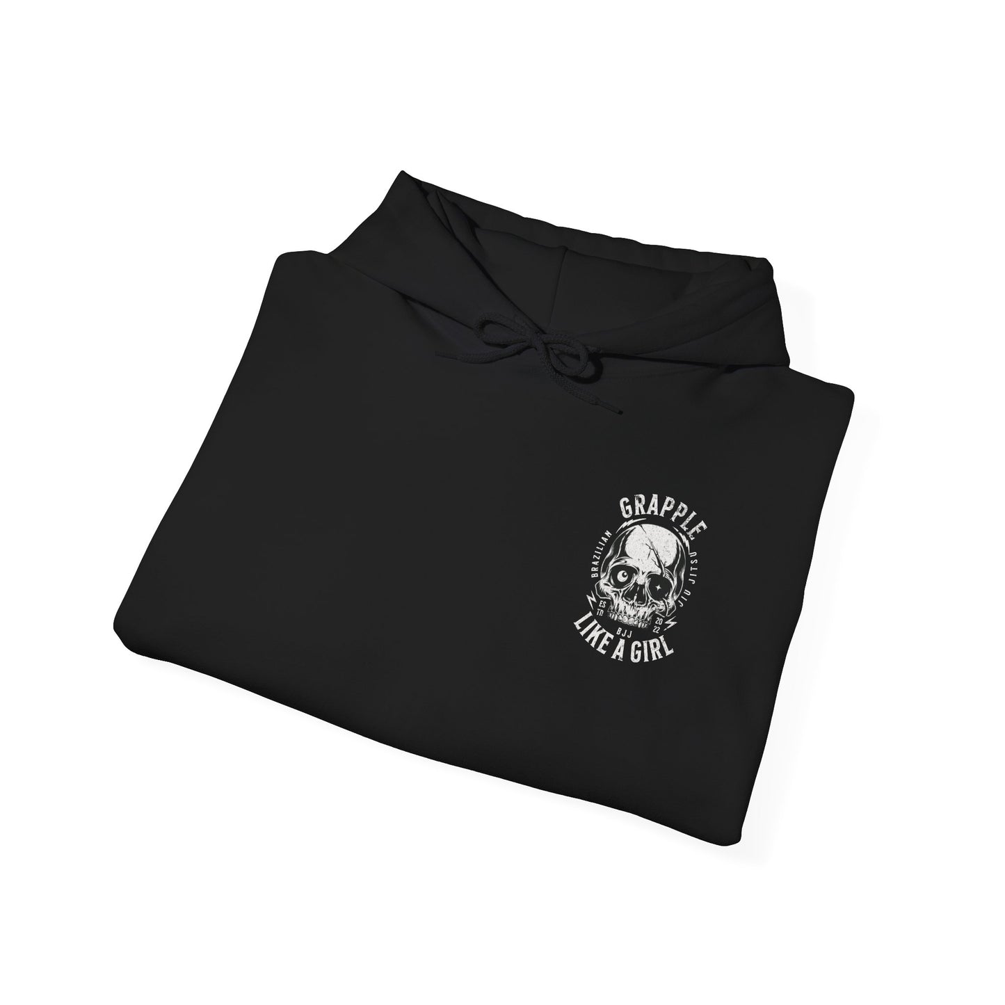 Women's BJJ Hoodie - Grapple Like a Girl, Jiu Jitsu Loading...