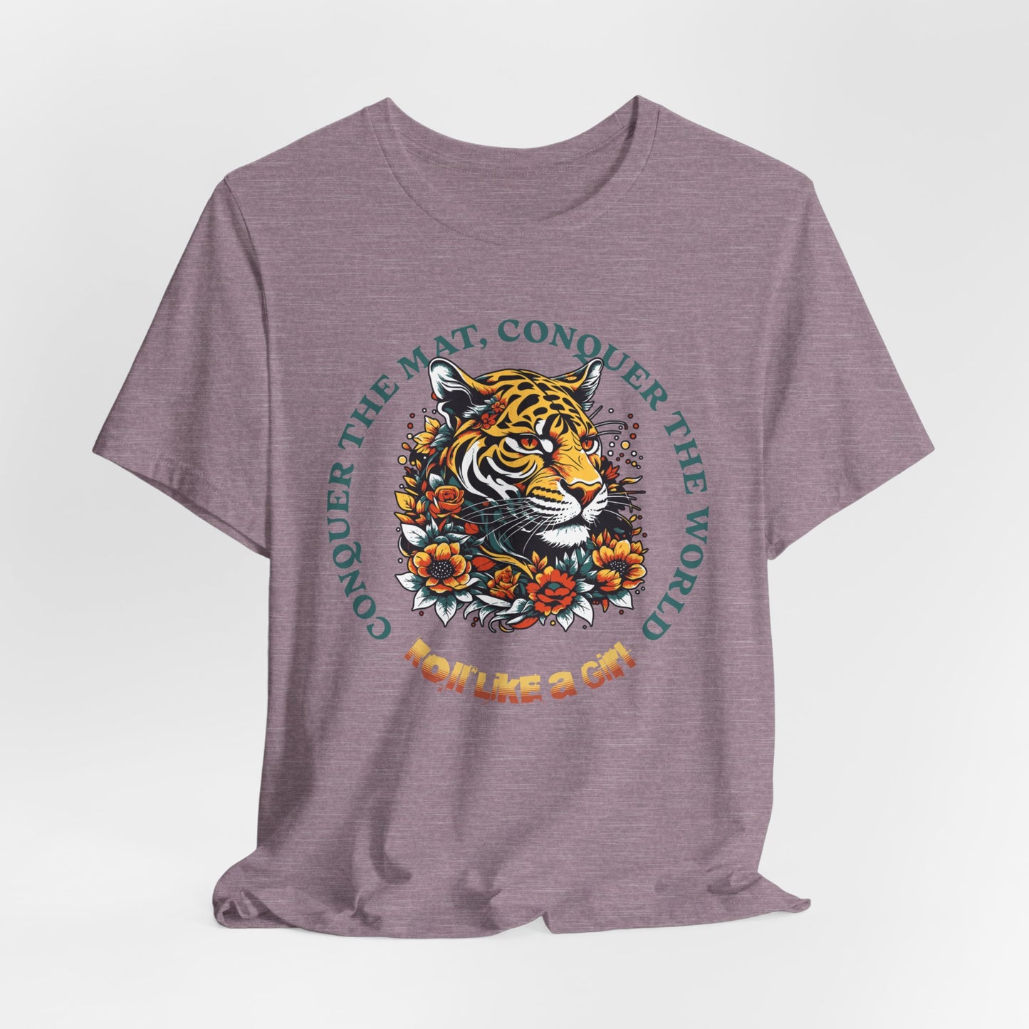 Womens BJJ Conquer to Mats Jiu Jitsu T-shirt