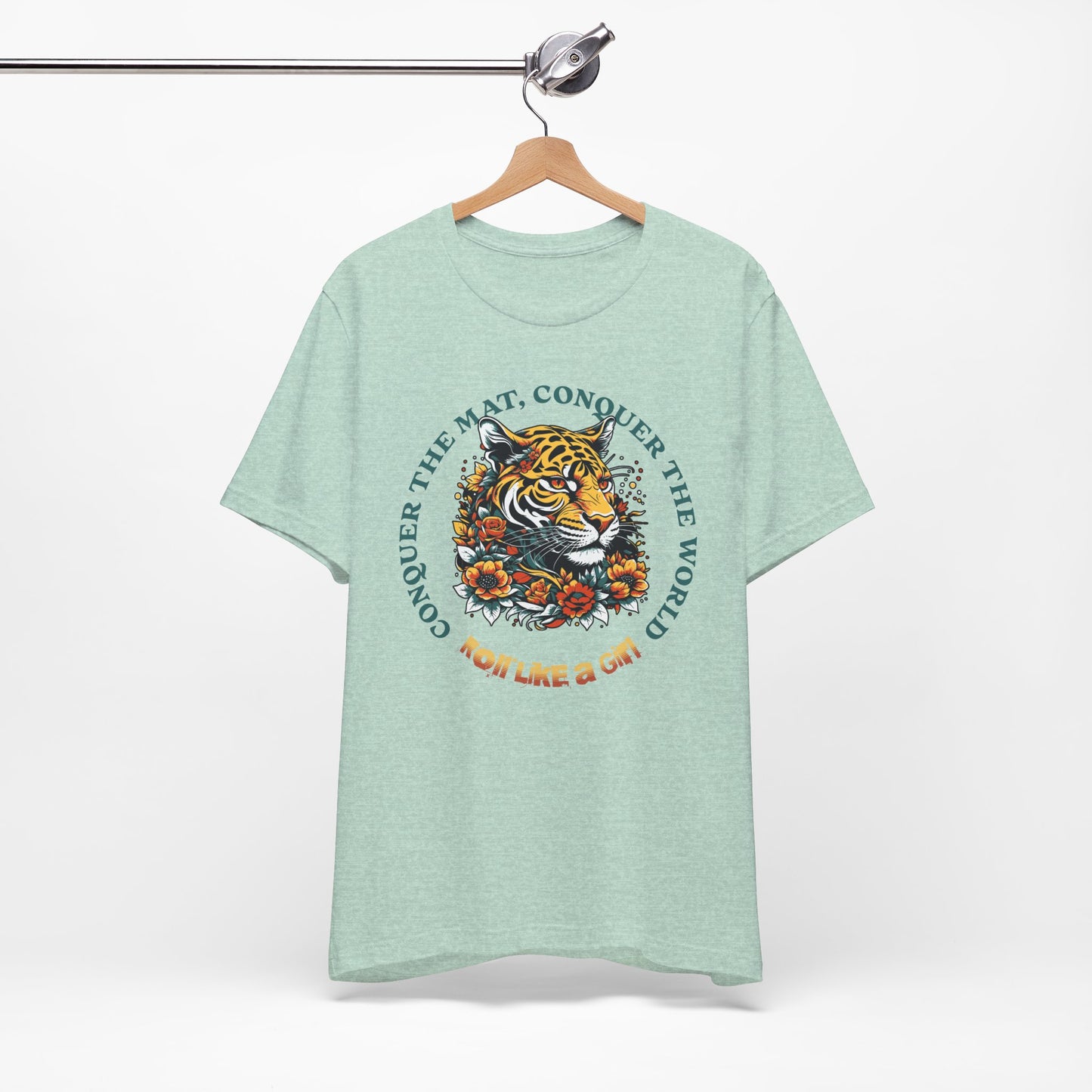 Womens BJJ Conquer to Mats Jiu Jitsu T-shirt