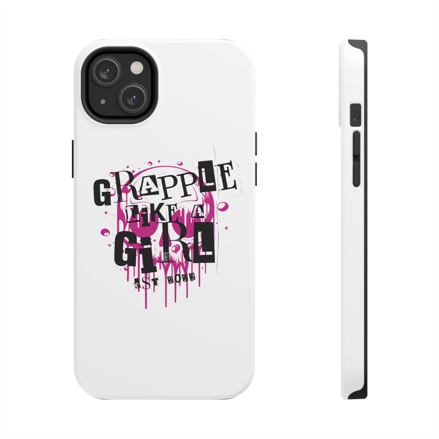 Women's BJJ Grapple Like a Girl Jiu Jitsu Tough iPhone Cases