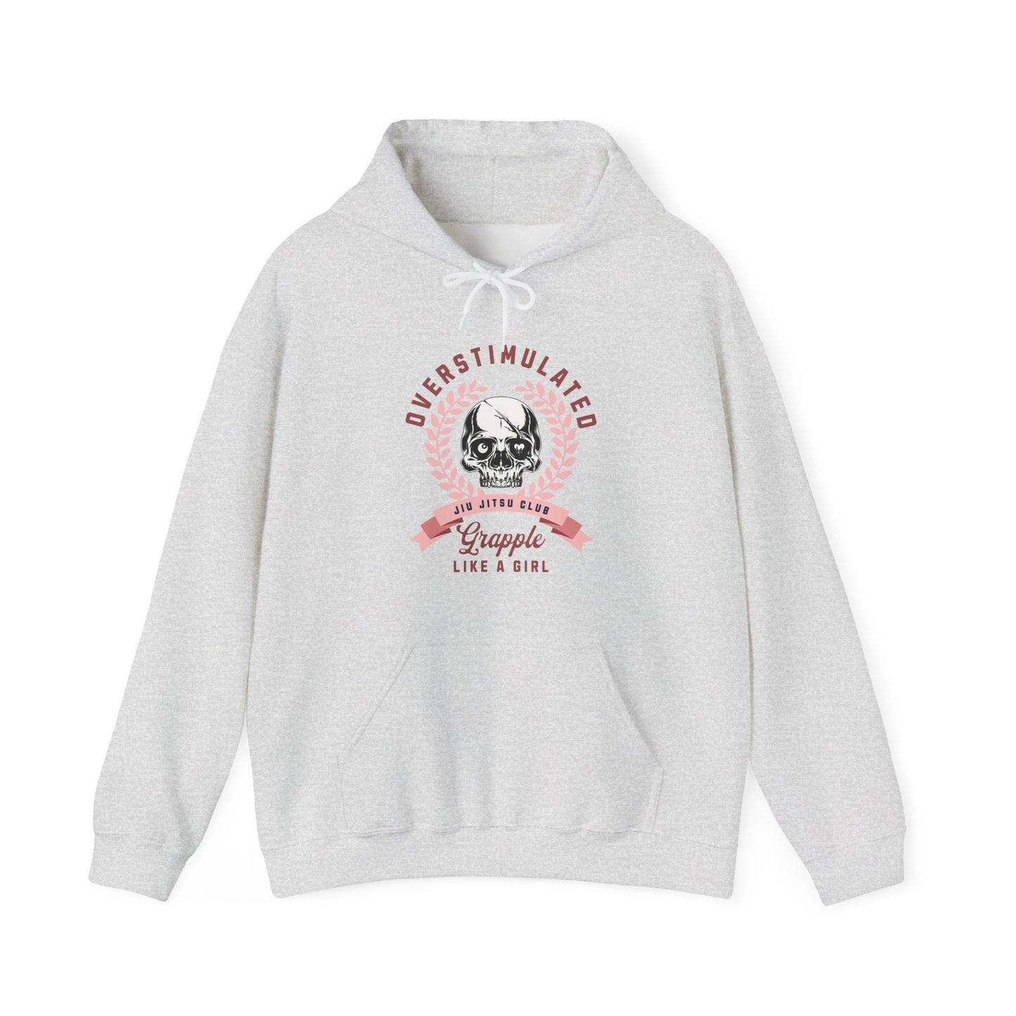 Grapple like a Girl BJJ Hoodie - Overstimulated Jiu Jitsu Club