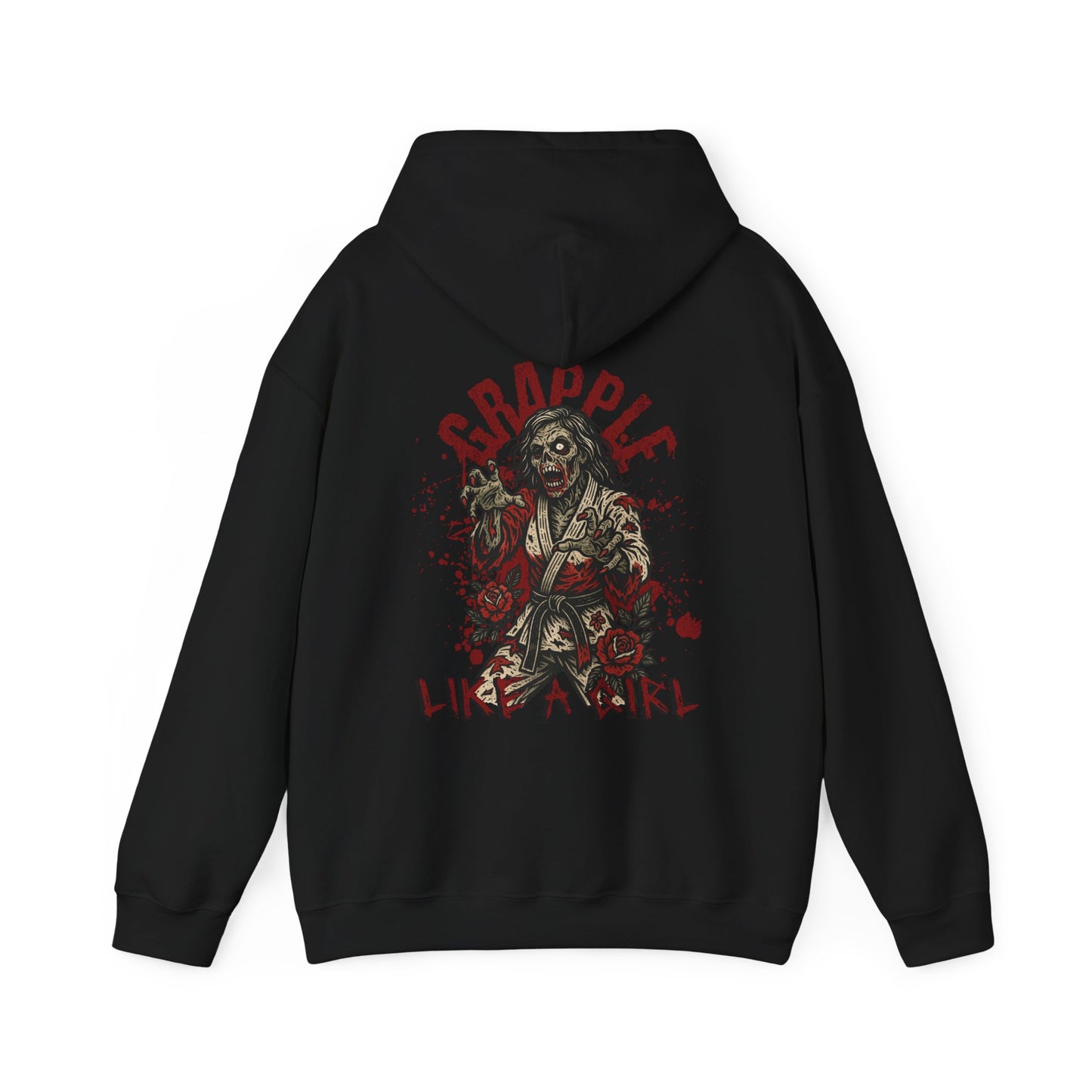 Women's BJJ Hoodie - Grapple Like a Girl, Undead Fury *Limited Edition*