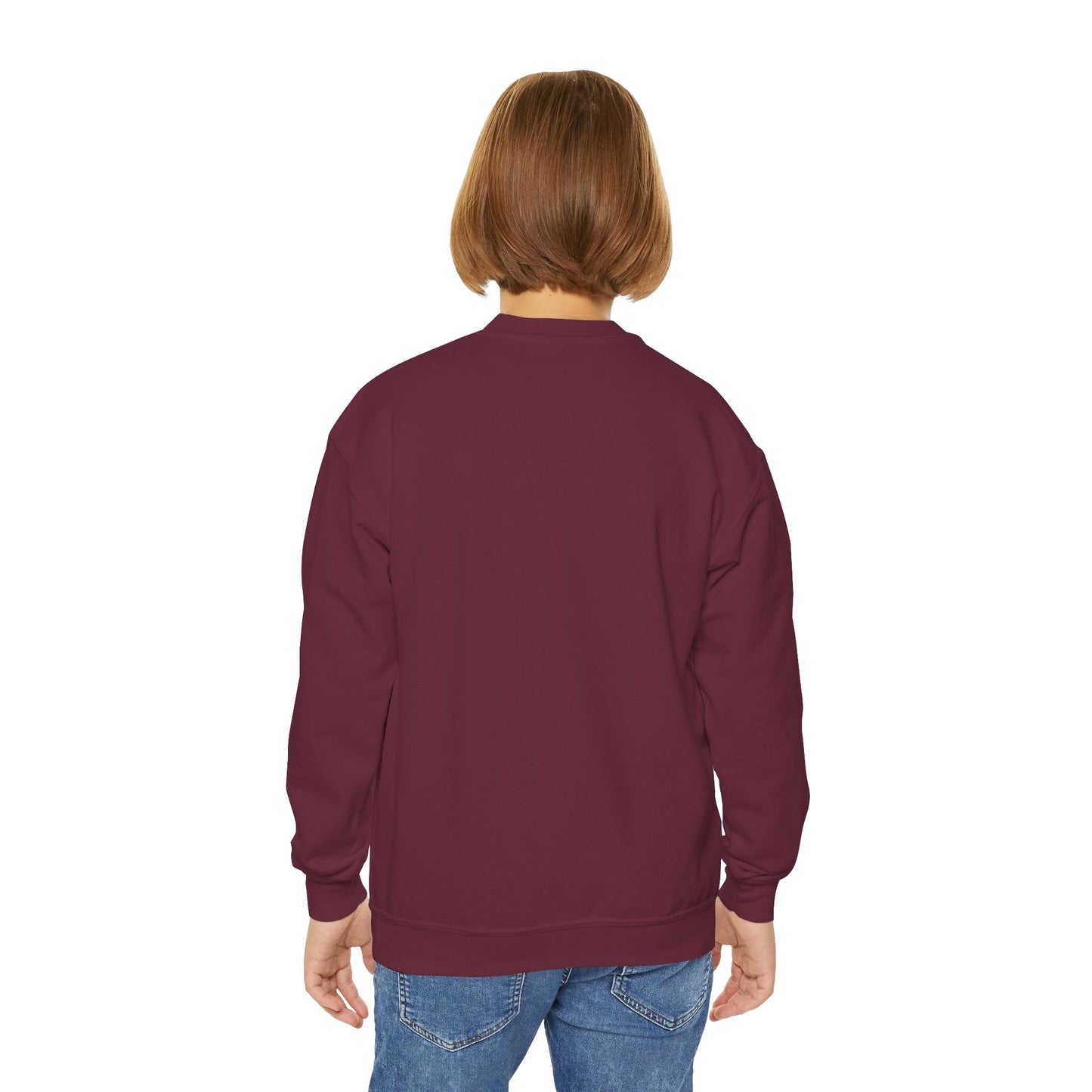 Grapple Like A Girl Youth Crewneck Sweatshirt - Neon Skulls