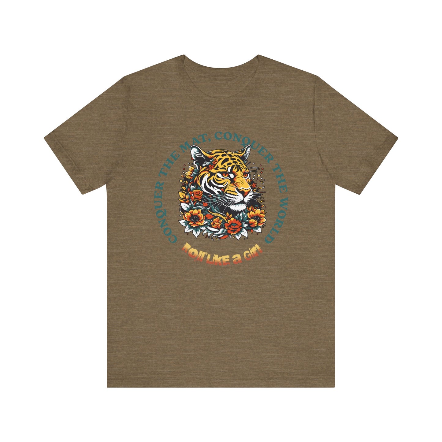Womens BJJ Conquer to Mats Jiu Jitsu T-shirt