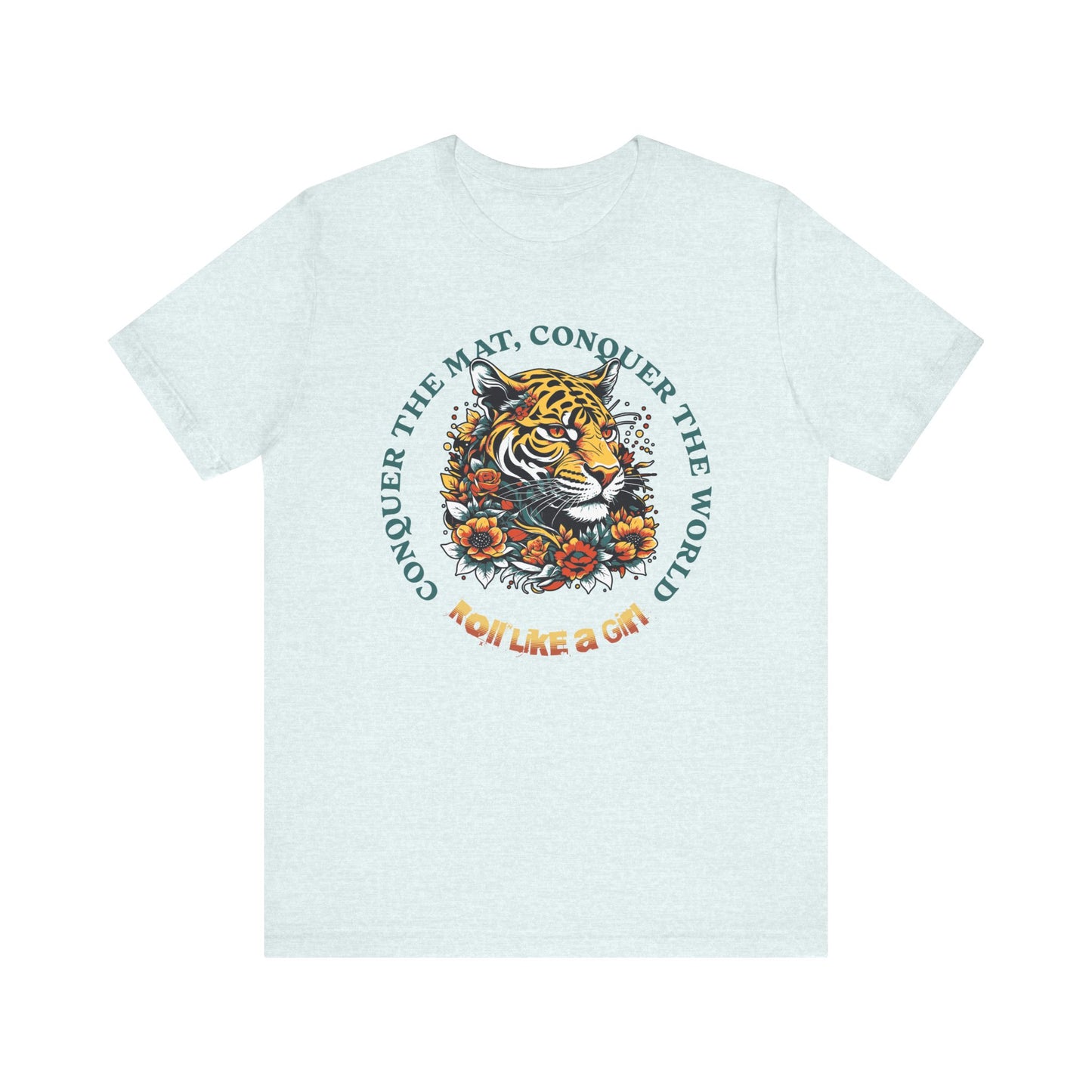 Womens BJJ Conquer to Mats Jiu Jitsu T-shirt
