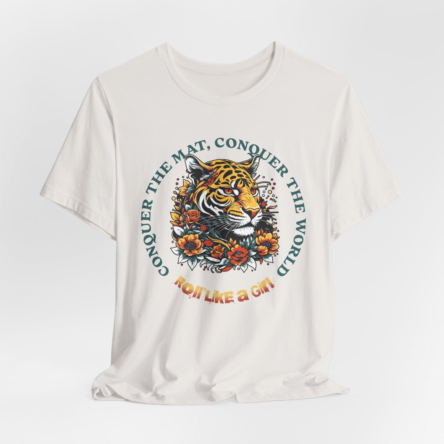 Womens BJJ Conquer to Mats Jiu Jitsu T-shirt