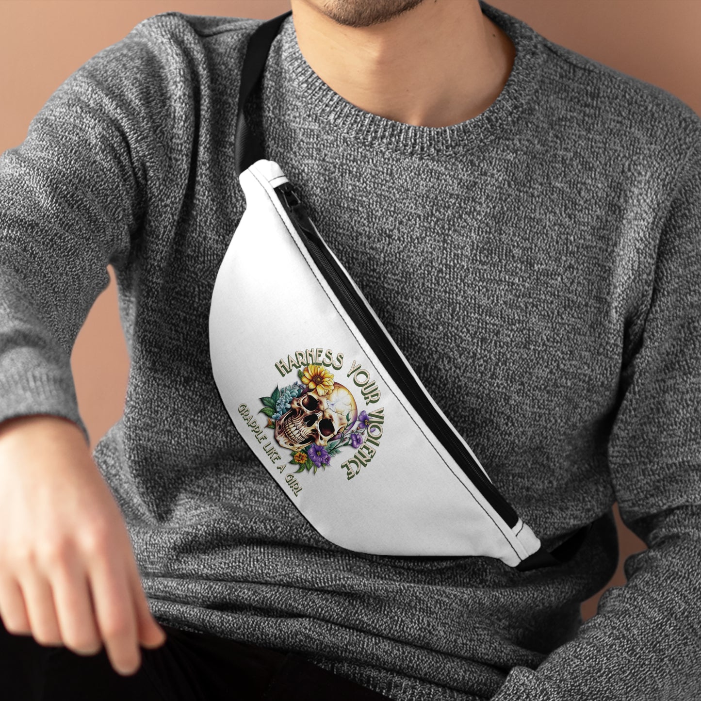 BJJ Harness your Violence Jiu Jitsu Fanny Pack