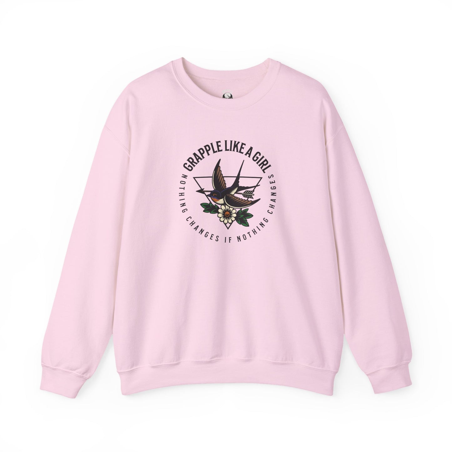 BJJ Women's Sweater Crewneck Sweater - Nothing Changes if Nothing Changes