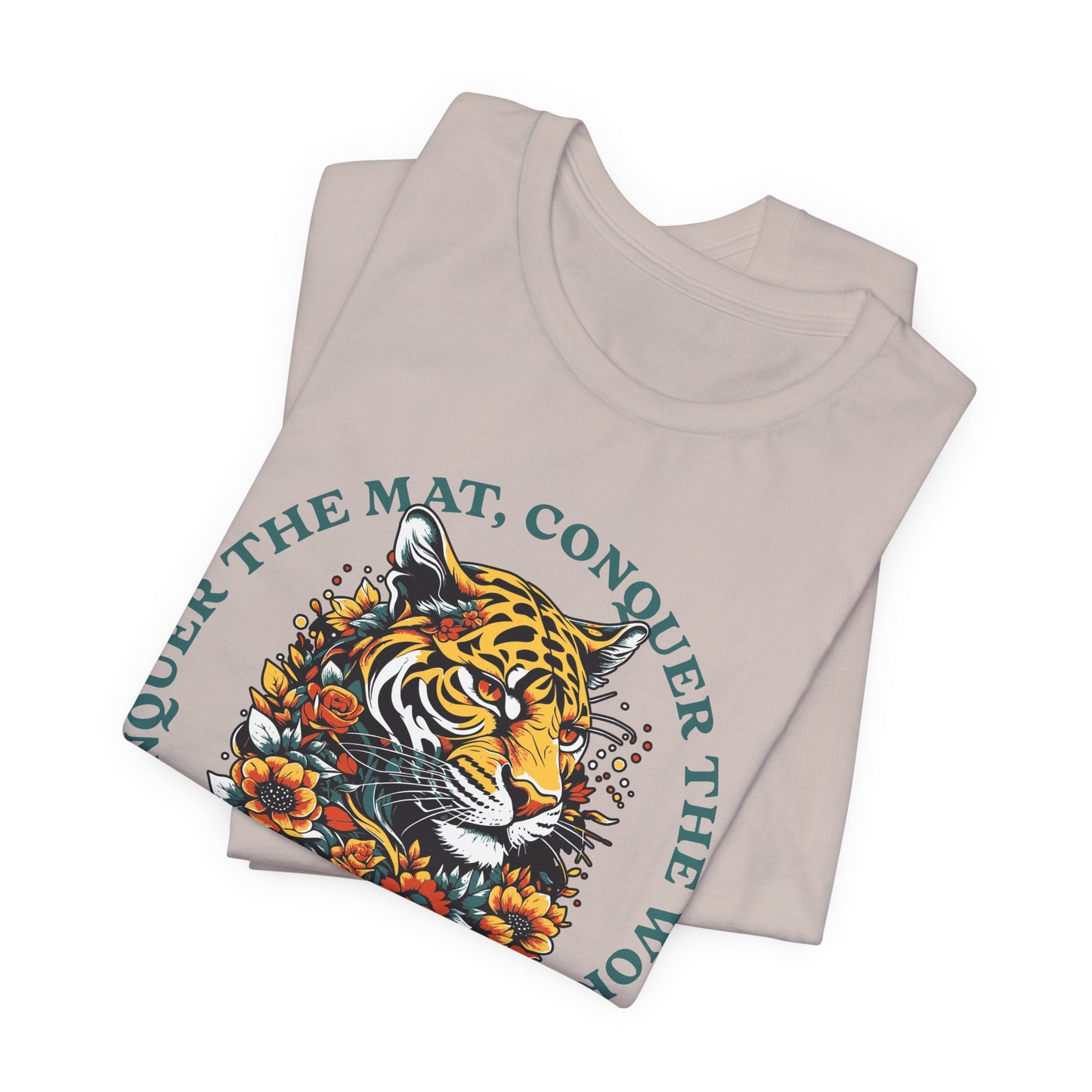 Womens BJJ Conquer to Mats Jiu Jitsu T-shirt