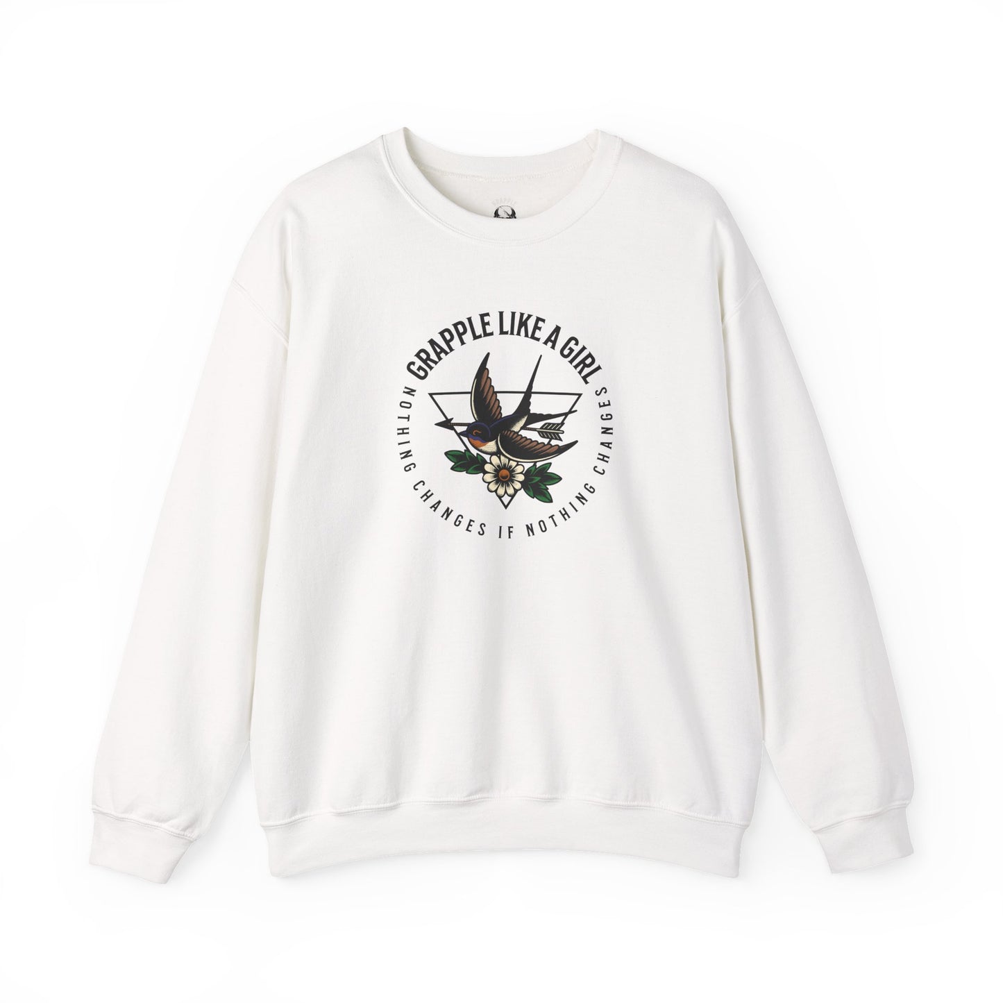 BJJ Women's Sweater Crewneck Sweater - Nothing Changes if Nothing Changes