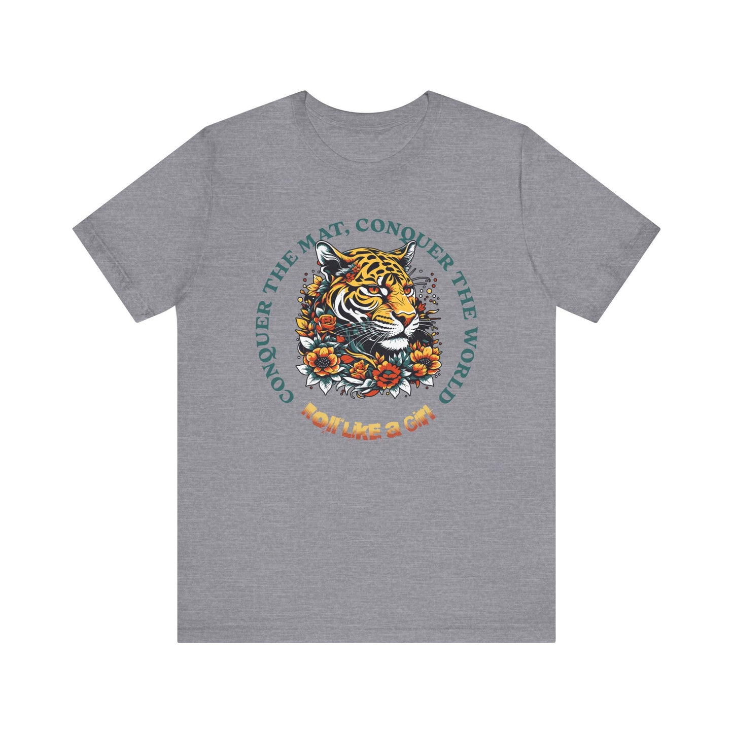 Womens BJJ Conquer to Mats Jiu Jitsu T-shirt