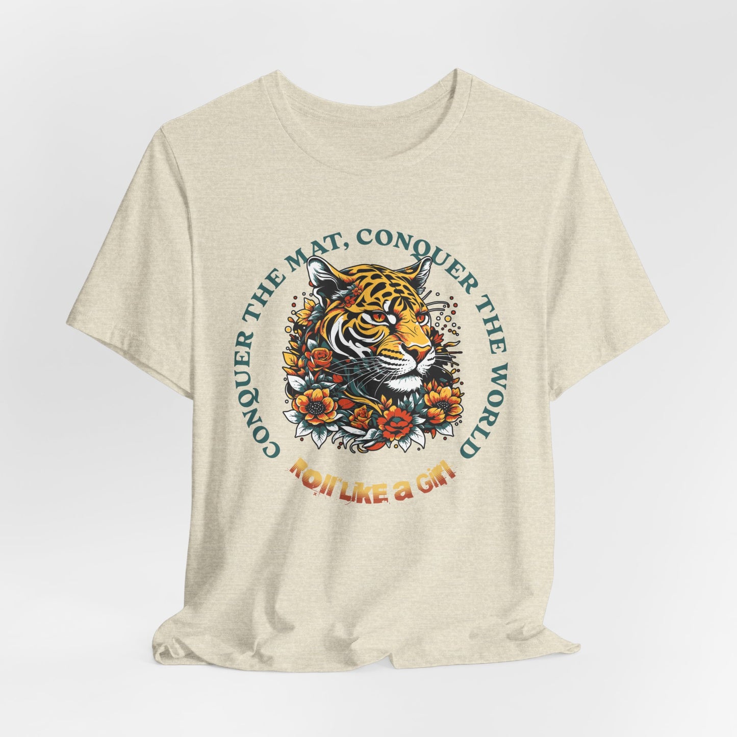 Womens BJJ Conquer to Mats Jiu Jitsu T-shirt