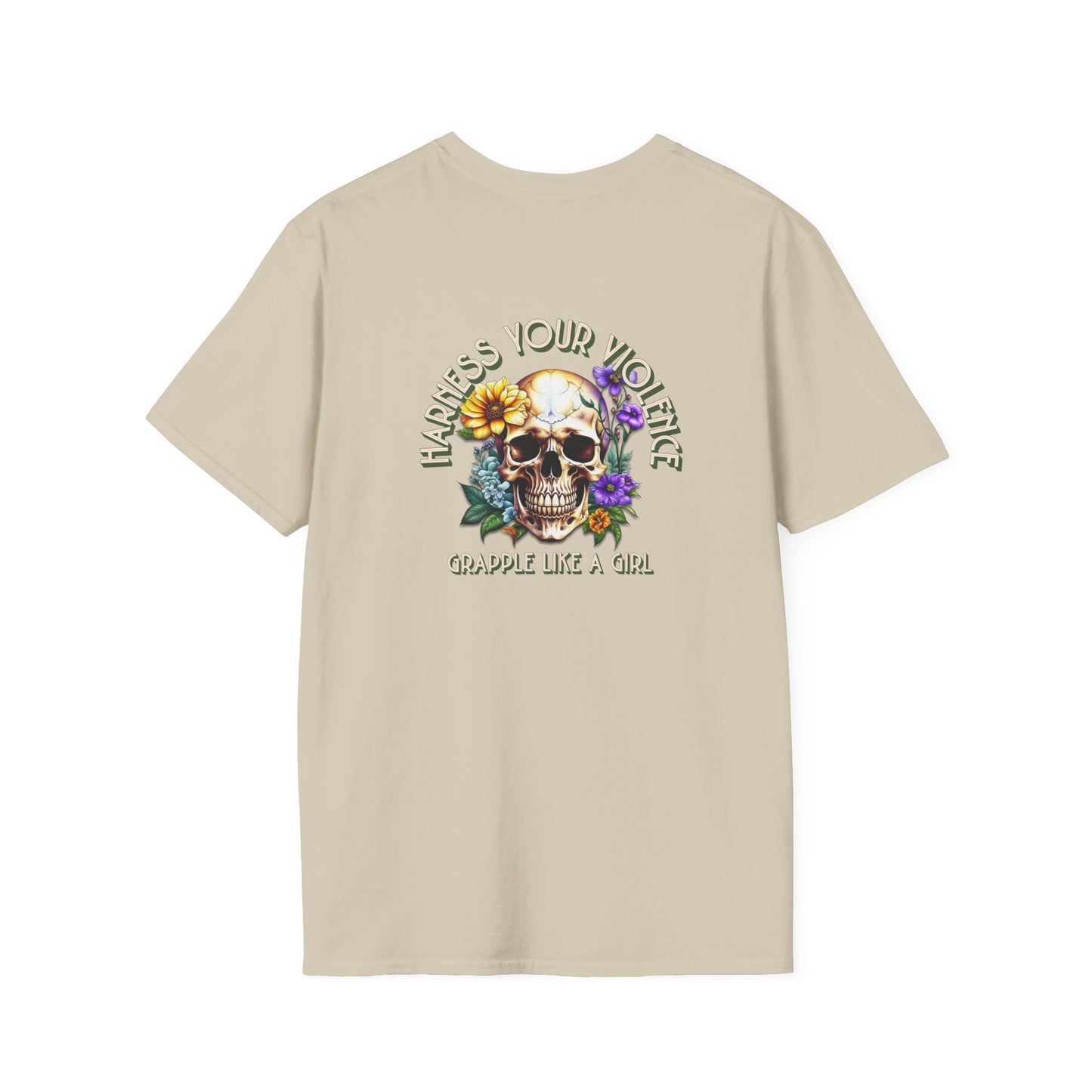 Grapple like a Girl T-Shirt - Violent Little Thing/Harness Your Violence