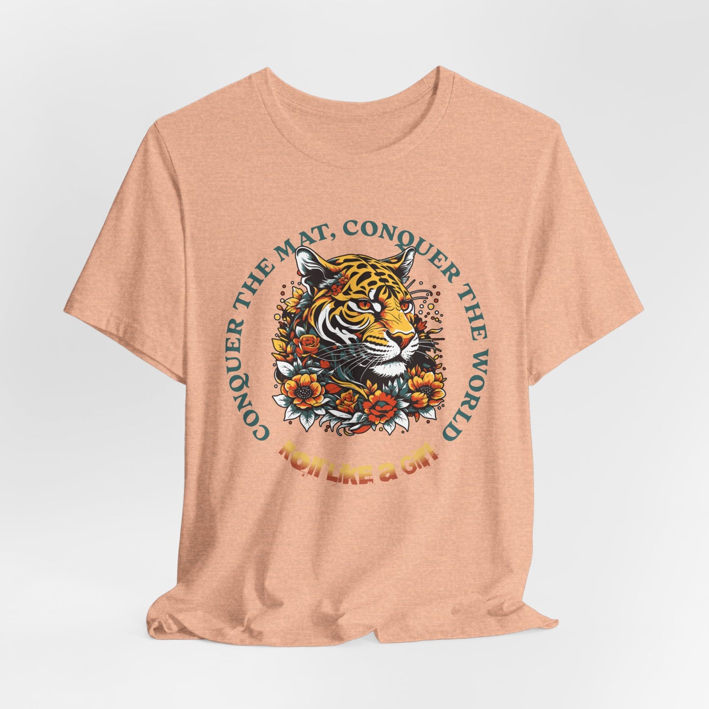 Womens BJJ Conquer to Mats Jiu Jitsu T-shirt