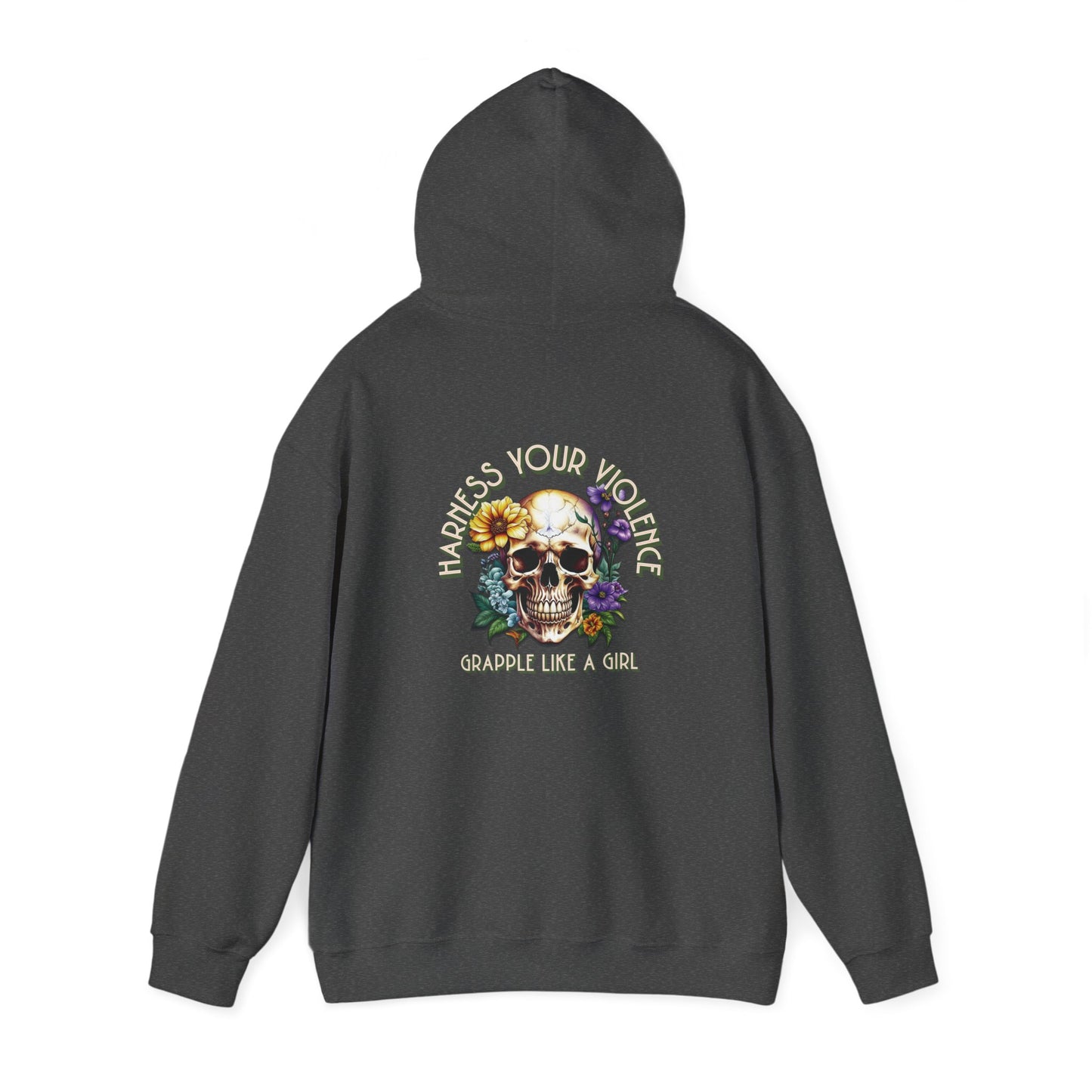 Grapple like a Girl BJJ Hoodie - Violent Little Thing/Harness Your Violence