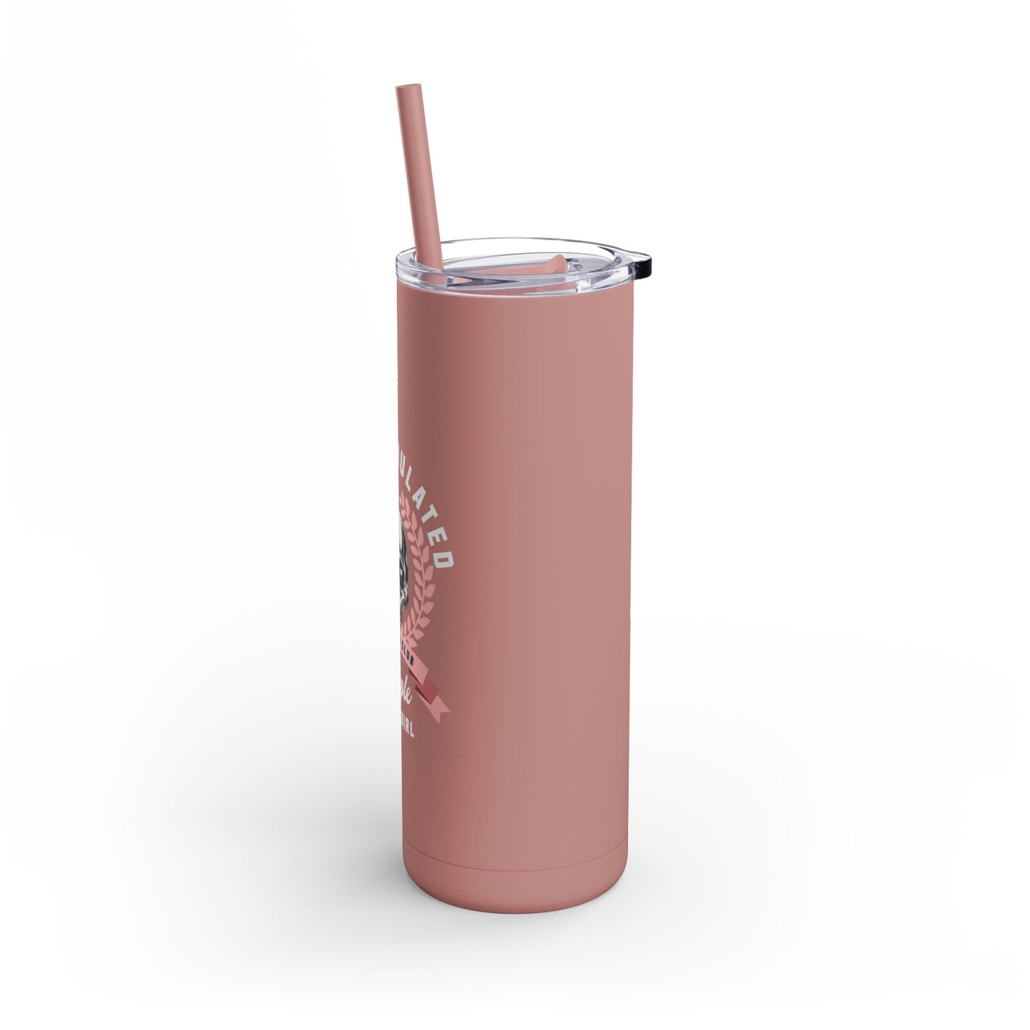 Grapple like a Girl 20oz Matte Tumbler - Overstimulated Jiu Jitsu Club